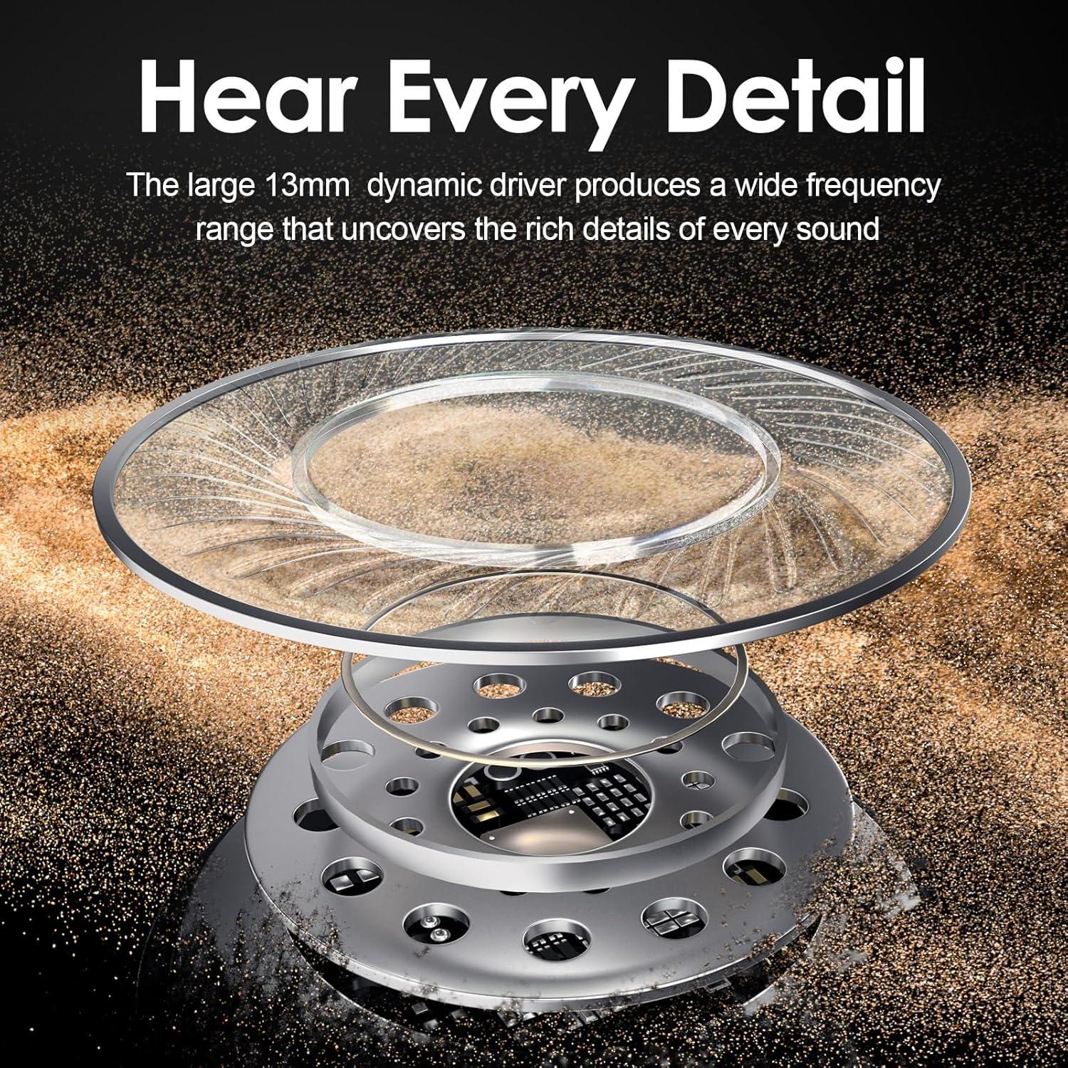 Auriculares Bluetooth Rythflo WH03 IPX7 150H Batería