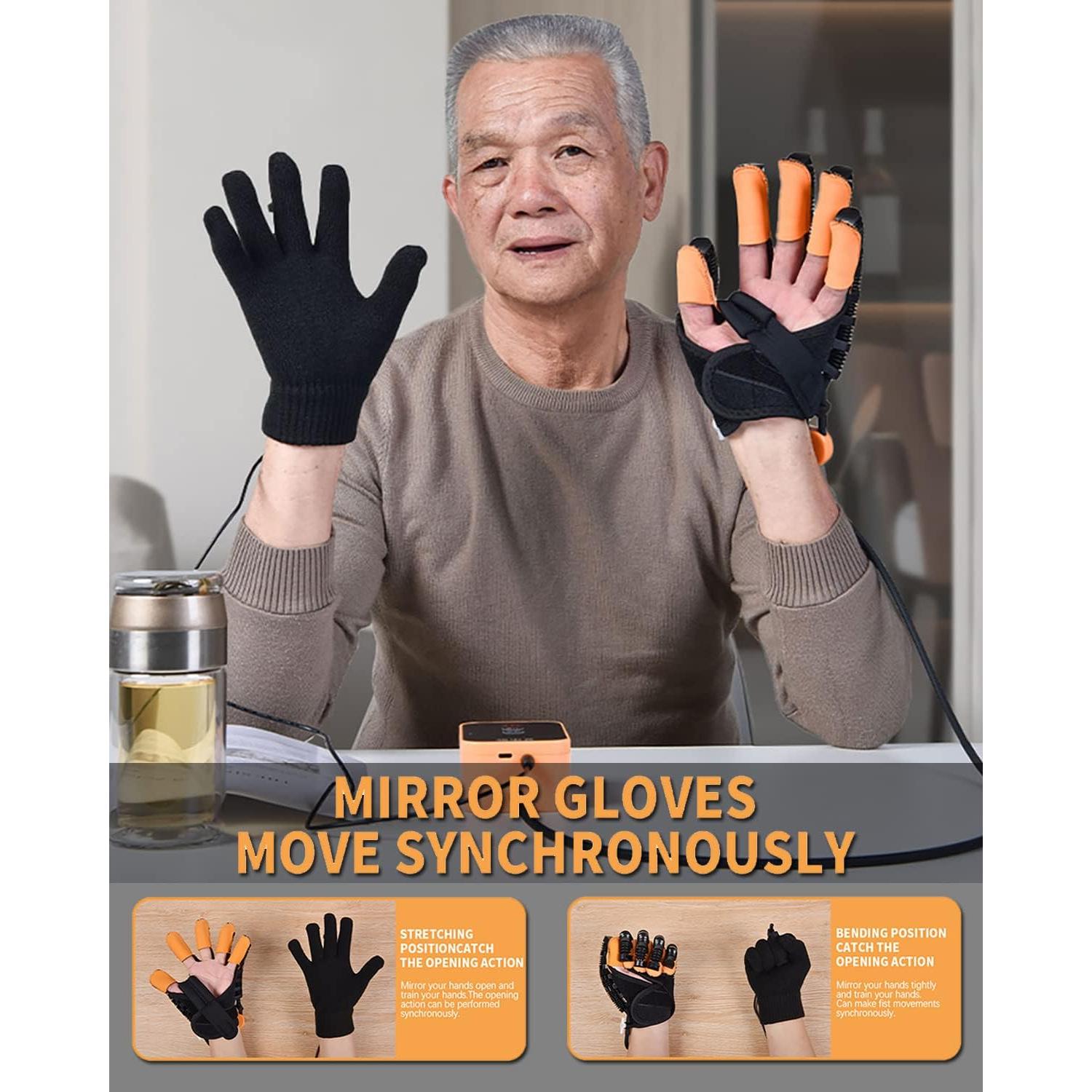 Guantes de Rehabilitación JBMBHC Izquierdo XXL para Ictus