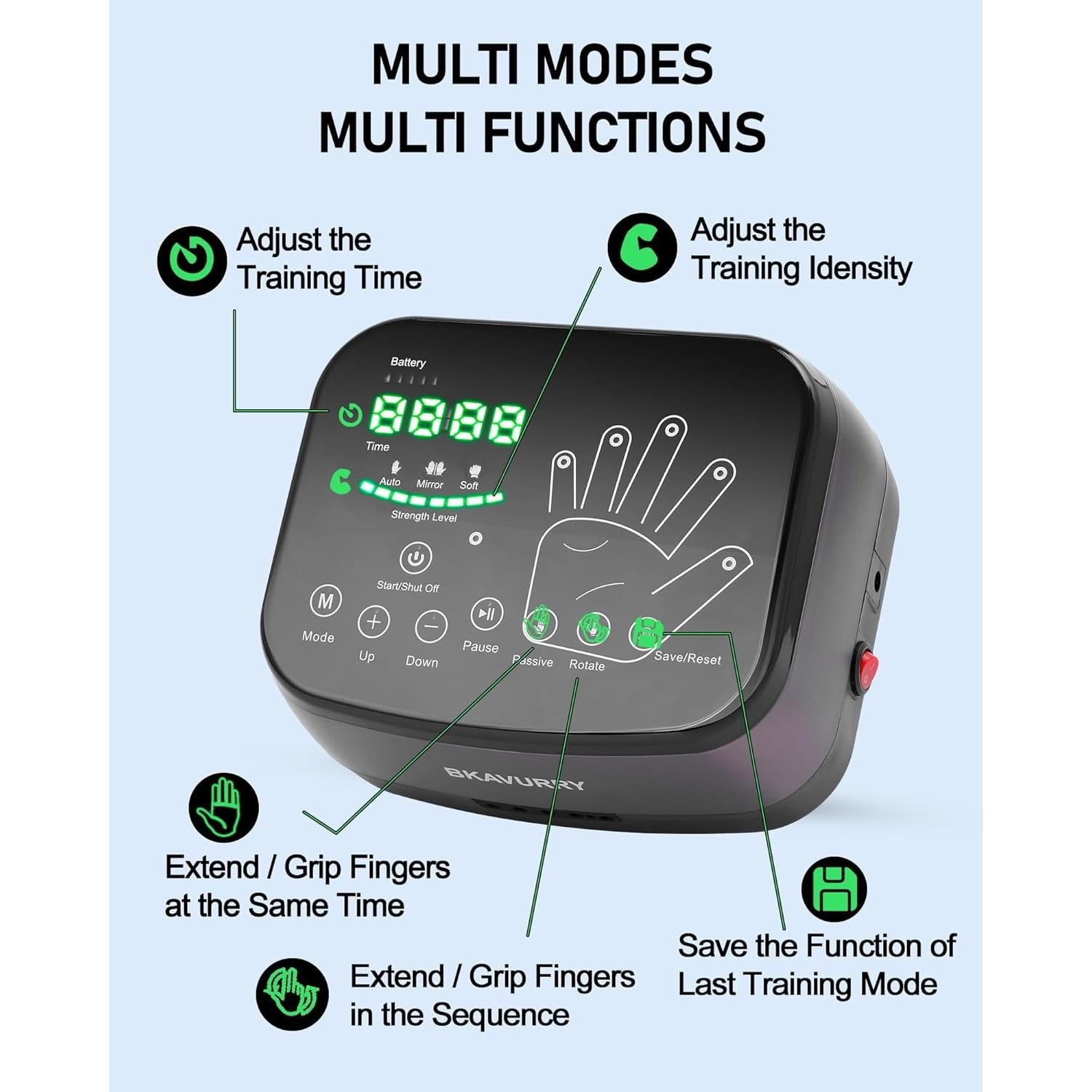 Guante de Rehabilitación de Mano Robot Naculor XL Izquierda