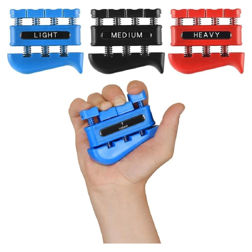 Finger Strengthener - Finger Exerciser for Forearm and Hand Strengthener - Hand Grip Workout Equipment for Musician, Rock Climbing and Therapy