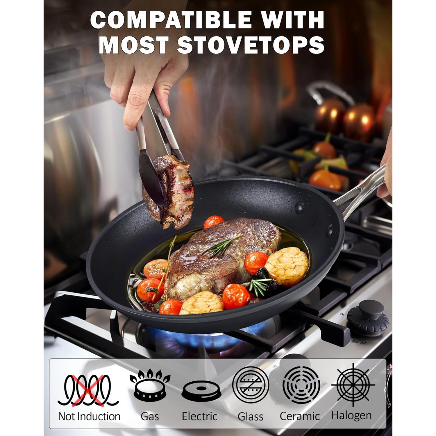 Juego de Utensilios de Cocina Cooks Standard 8 Piezas Negro