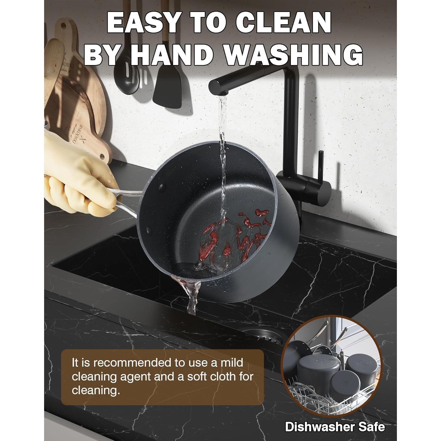 Juego de Utensilios de Cocina Cooks Standard 8 Piezas Negro