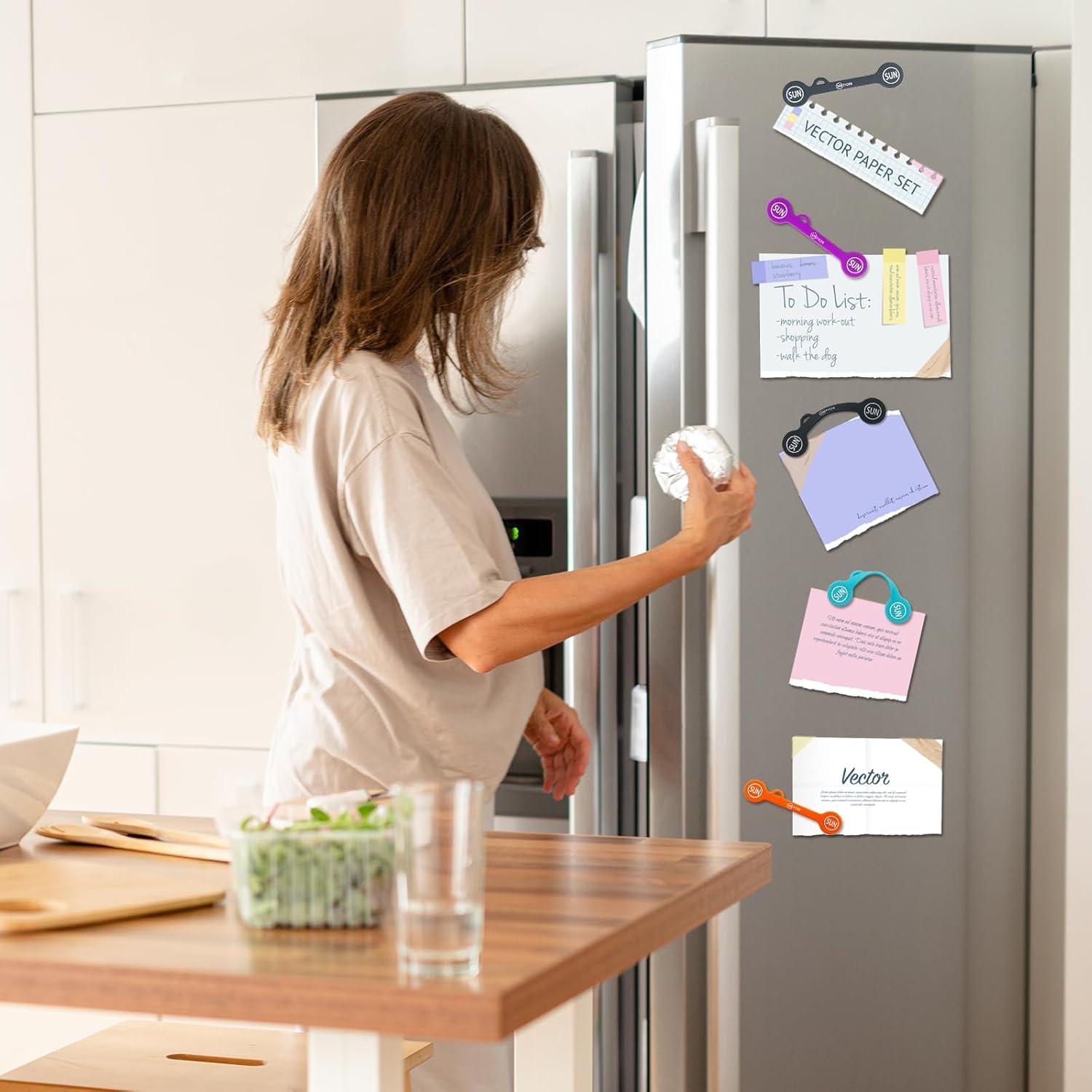 SUNFICON 10 Clips Organizadores de Cables Multicolor