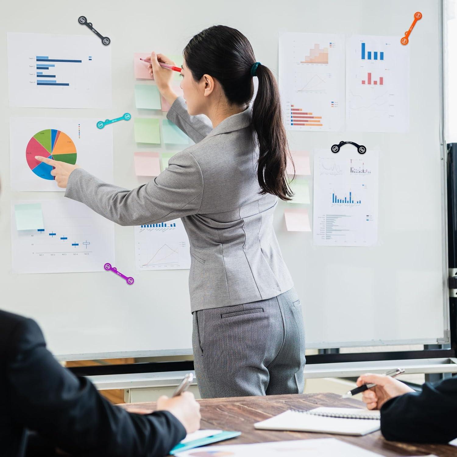 SUNFICON 10 Clips Organizadores de Cables Multicolor