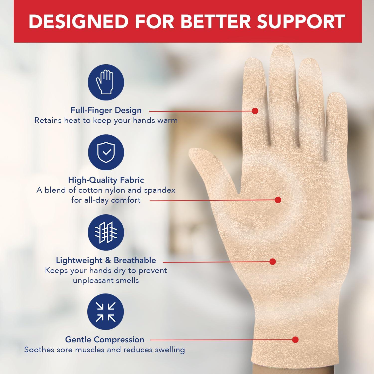 Guantes de Compresión Dr. Arthritis para Artritis - Pequeño