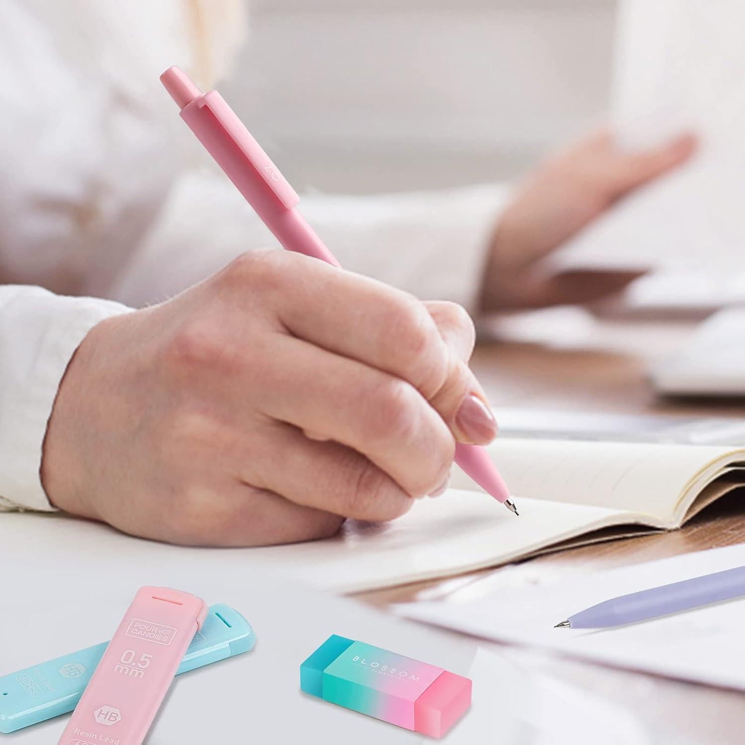 Juego de Lápices Mecánicos Four Candies 6PCS 0.5 y 0.7mm