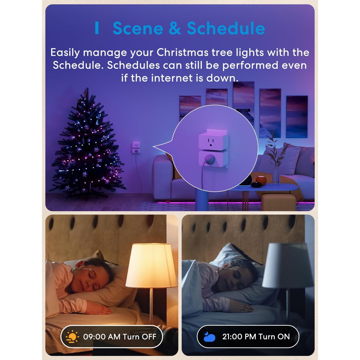 Enchufe Inteligente Meross MSS110HK 15A Wi-Fi Control Remoto