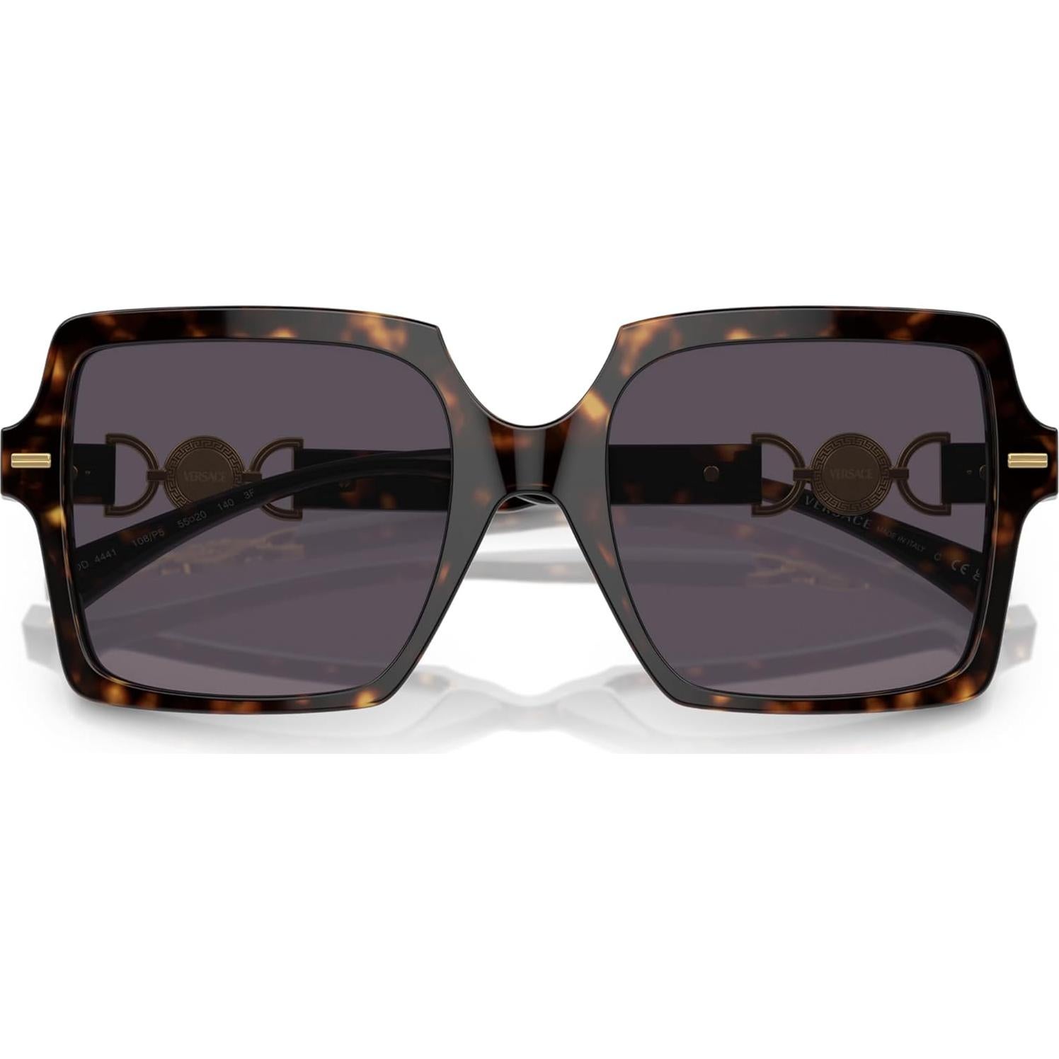 Gafas de Sol Versace Mujer Marco Negro Lentes Grises 55mm
