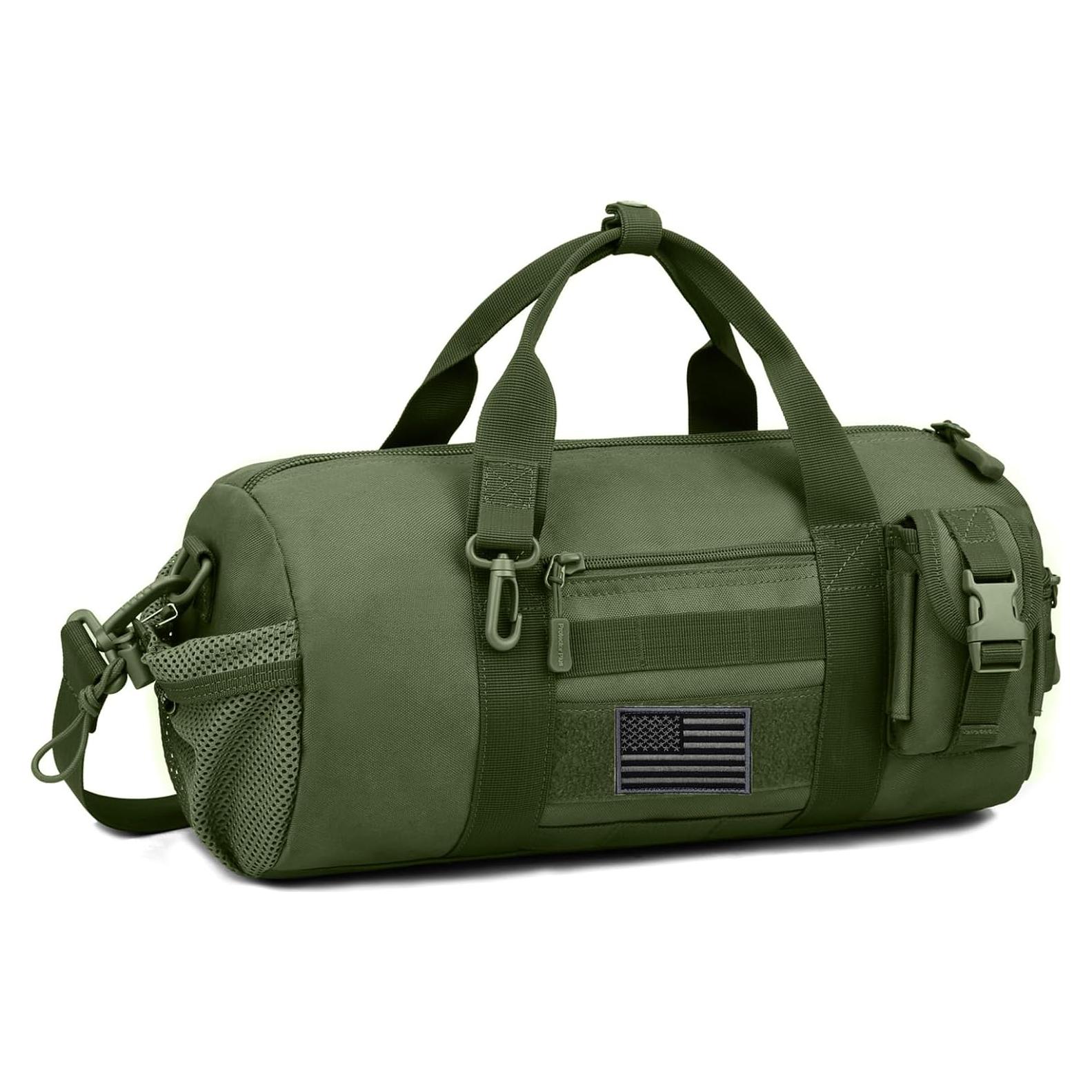 Bolsa Duffle Táctica ArcEnCiel Verde 38.6x19.8x18.8cm