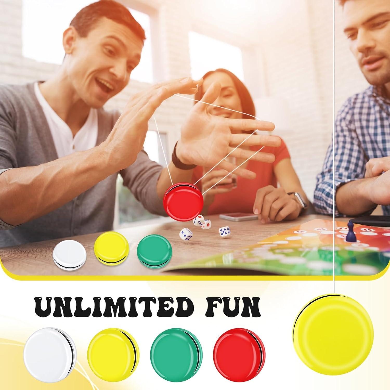 Yoyos de Metal Lenwen 50 Pcs Multicolor para Niños