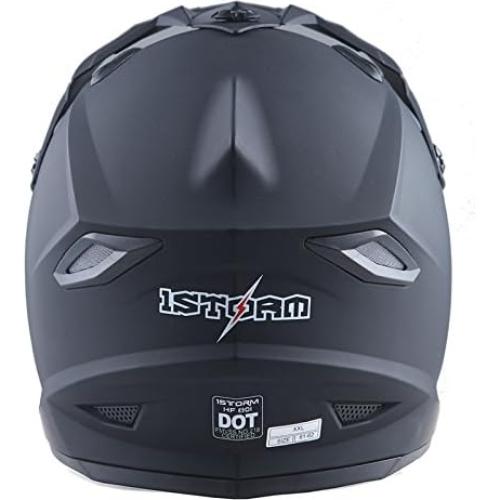 Casco 1Storm MX Adulto XXL + Gafas + Guantes Negro Mate