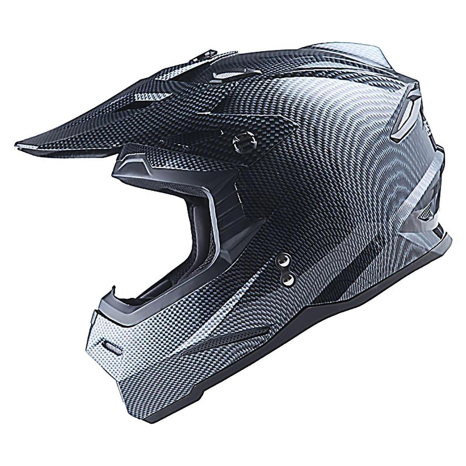 Casco de Motocross 1Storm HF801 Fibra Carbono Adulto XXL