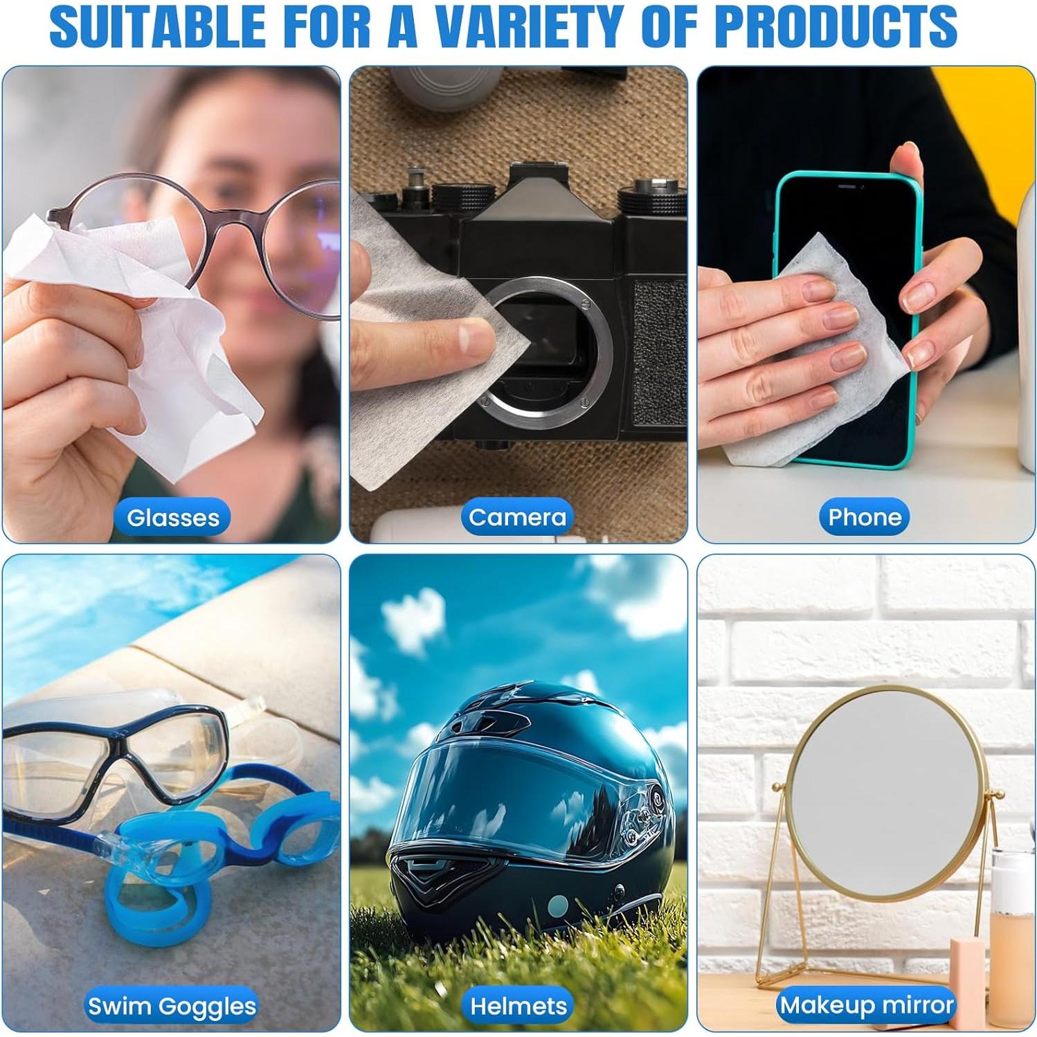 Toallitas Limpiadoras VOISEN para Lentes - 450 Unidades