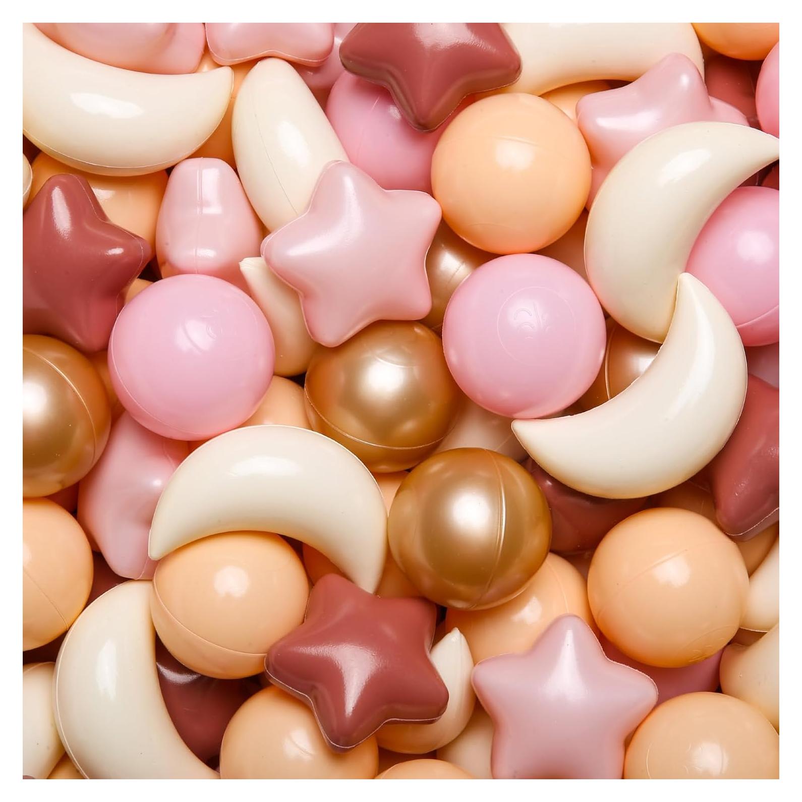 Bolas de Piscina GOGOSO 100pcs Estrellas y Lunas