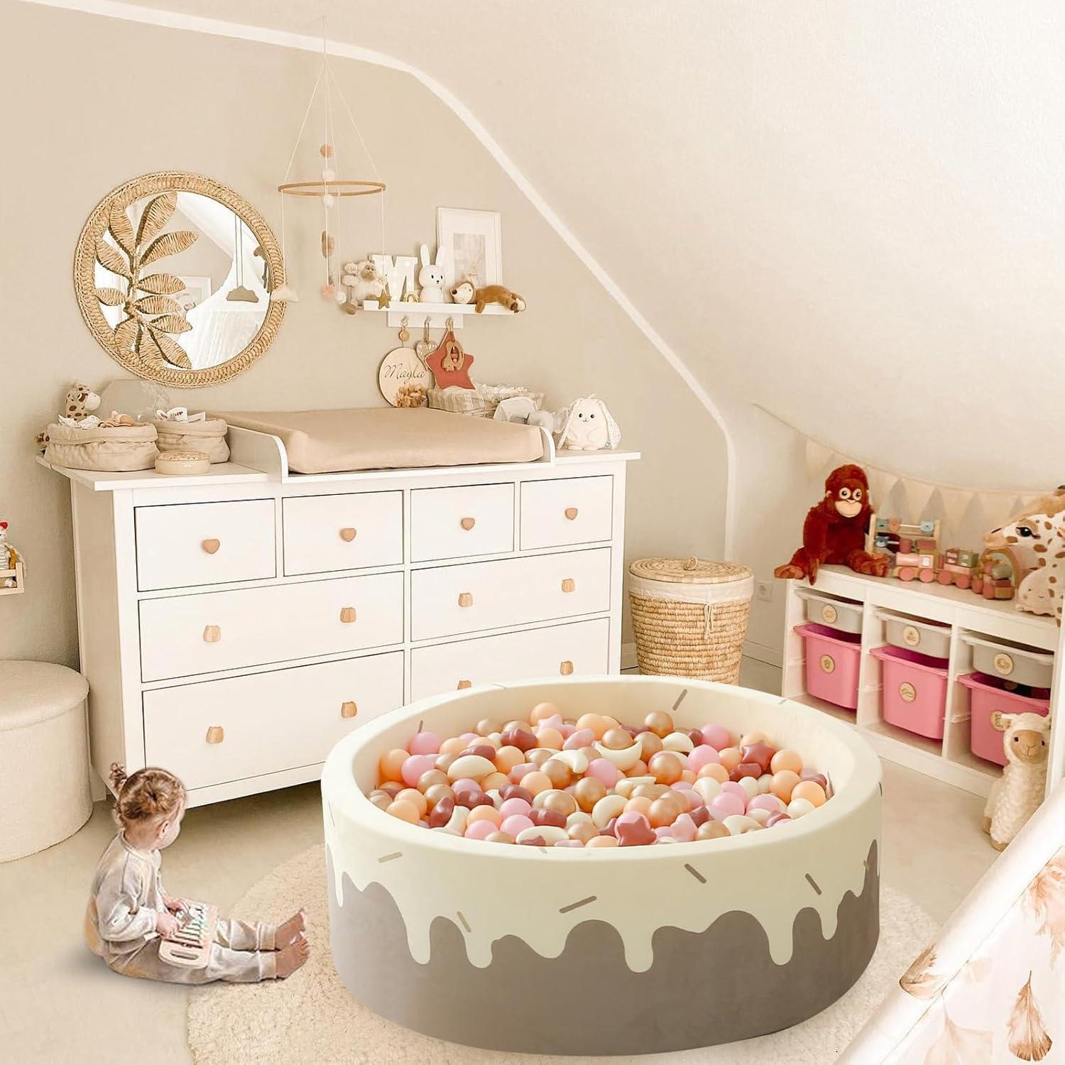 Bolas de Piscina GOGOSO 100pcs Estrellas y Lunas