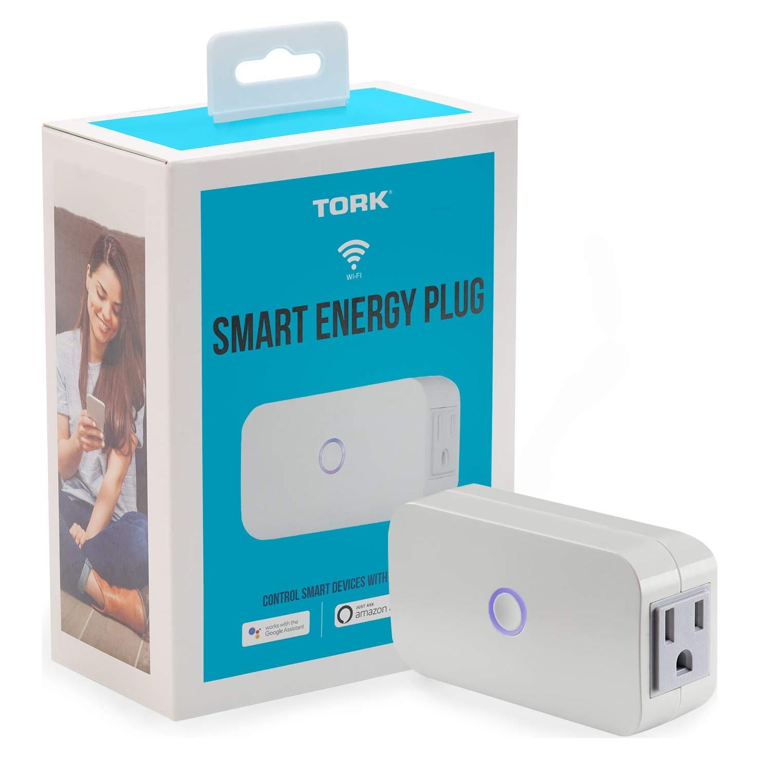 Enchufe Wi-Fi TORK WFIP2EM con Monitoreo de Energía