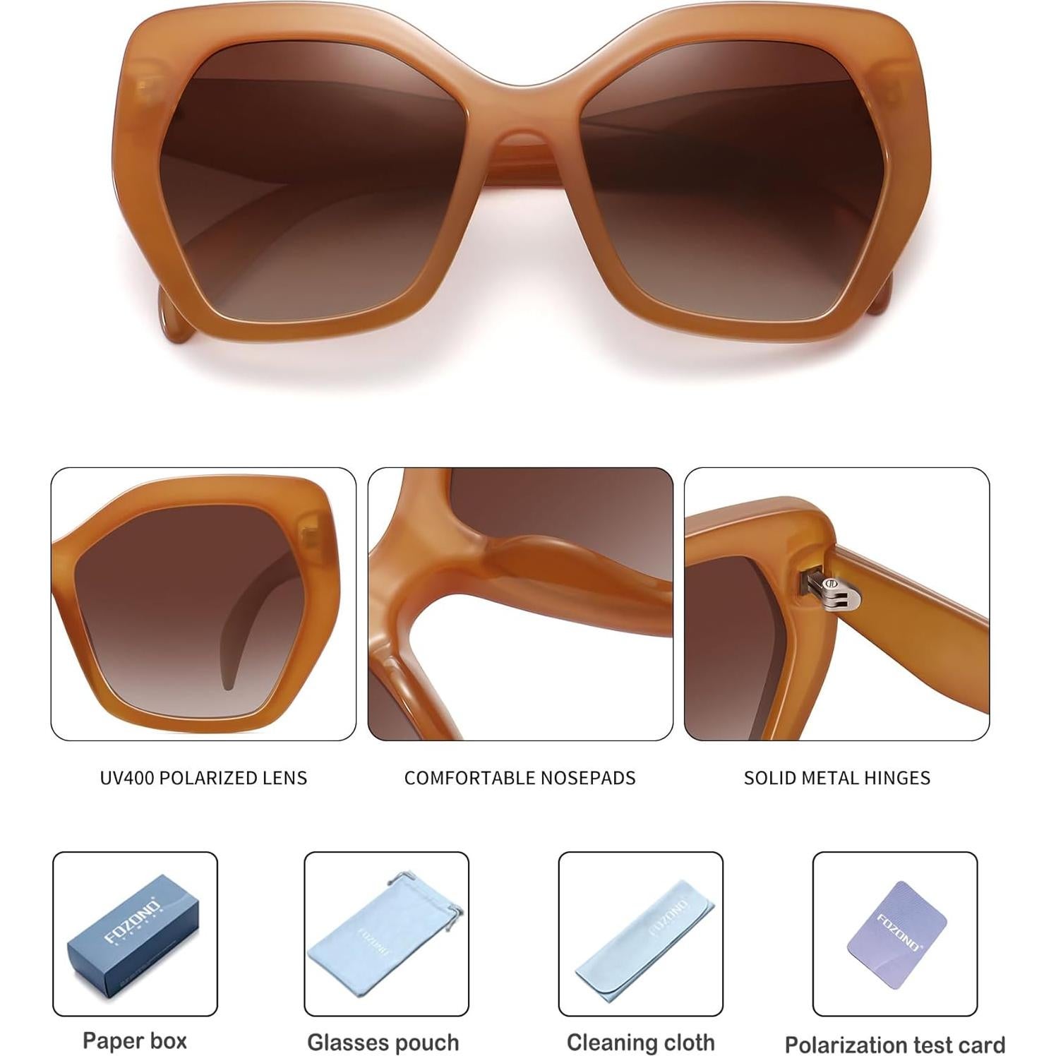 Gafas de sol polarizadas FZN802 UV400 para adultos