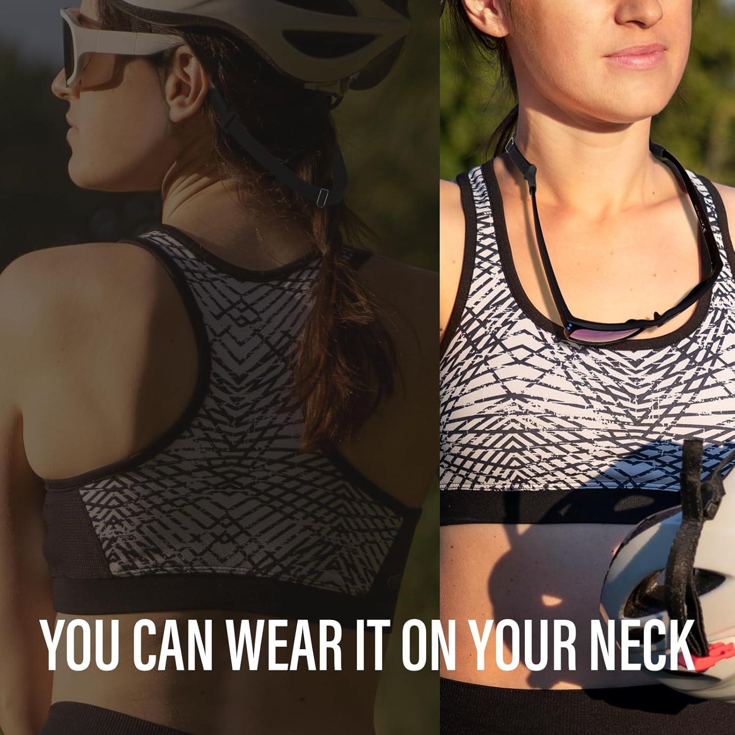 Correa para Gafas GS01 - Ajustable y Anticaída - Negro