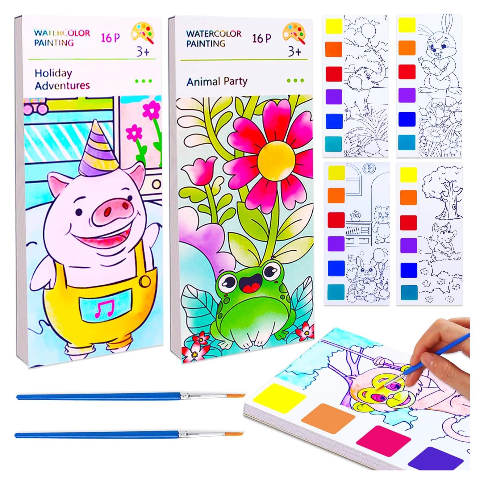 Set de Pintura Acuarela BAOXUE para Niños 2PCS No Tóxico