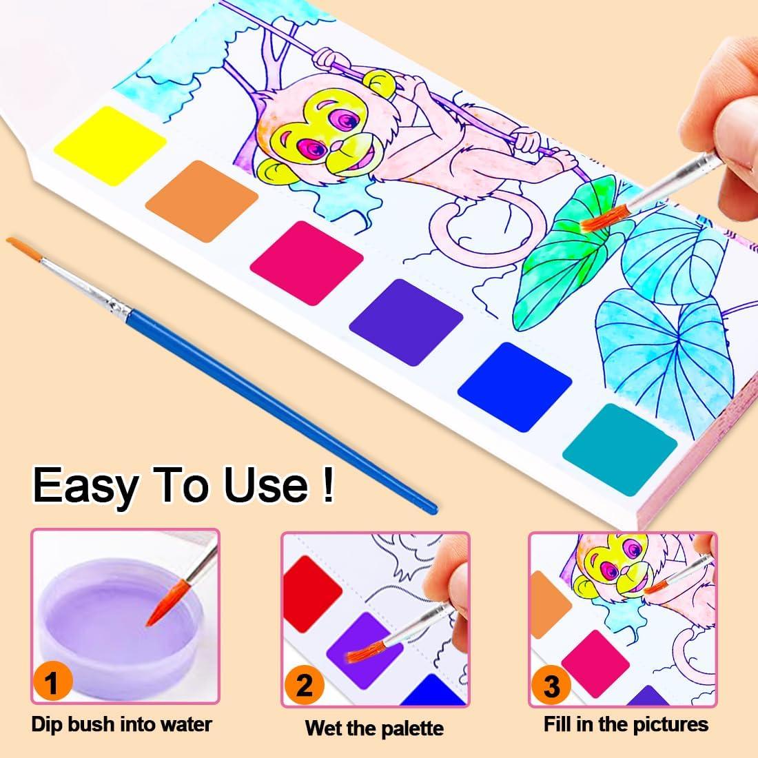 Set de Pintura Acuarela BAOXUE para Niños 2PCS No Tóxico