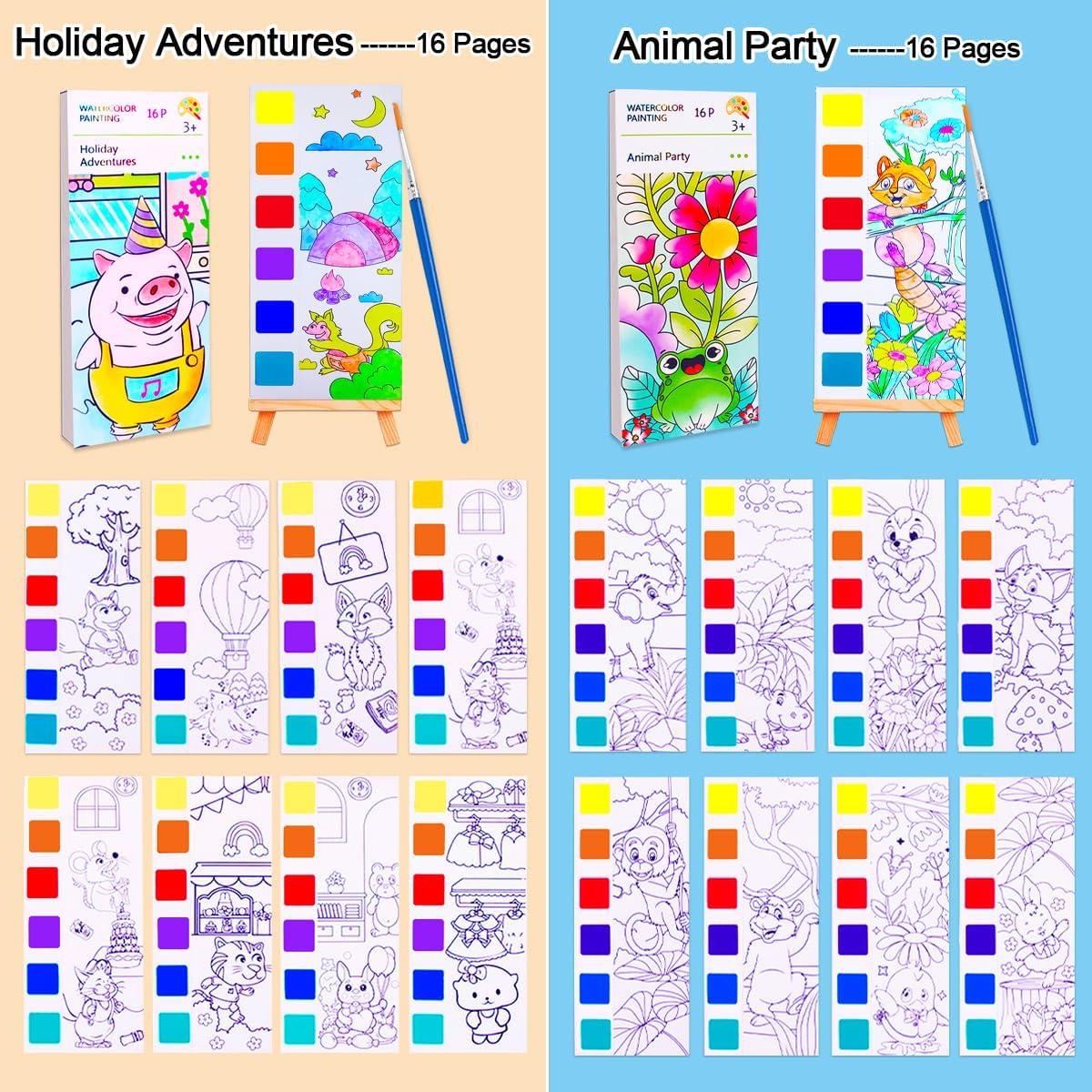 Set de Pintura Acuarela BAOXUE para Niños 2PCS No Tóxico