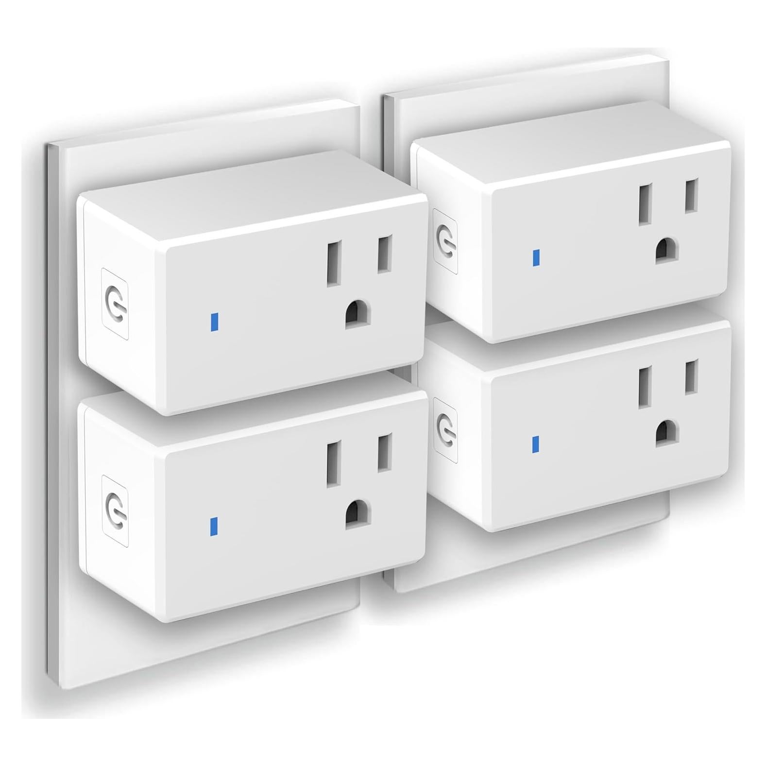 Enchufe Inteligente YNF 4 Paquete Compatible con Alexa