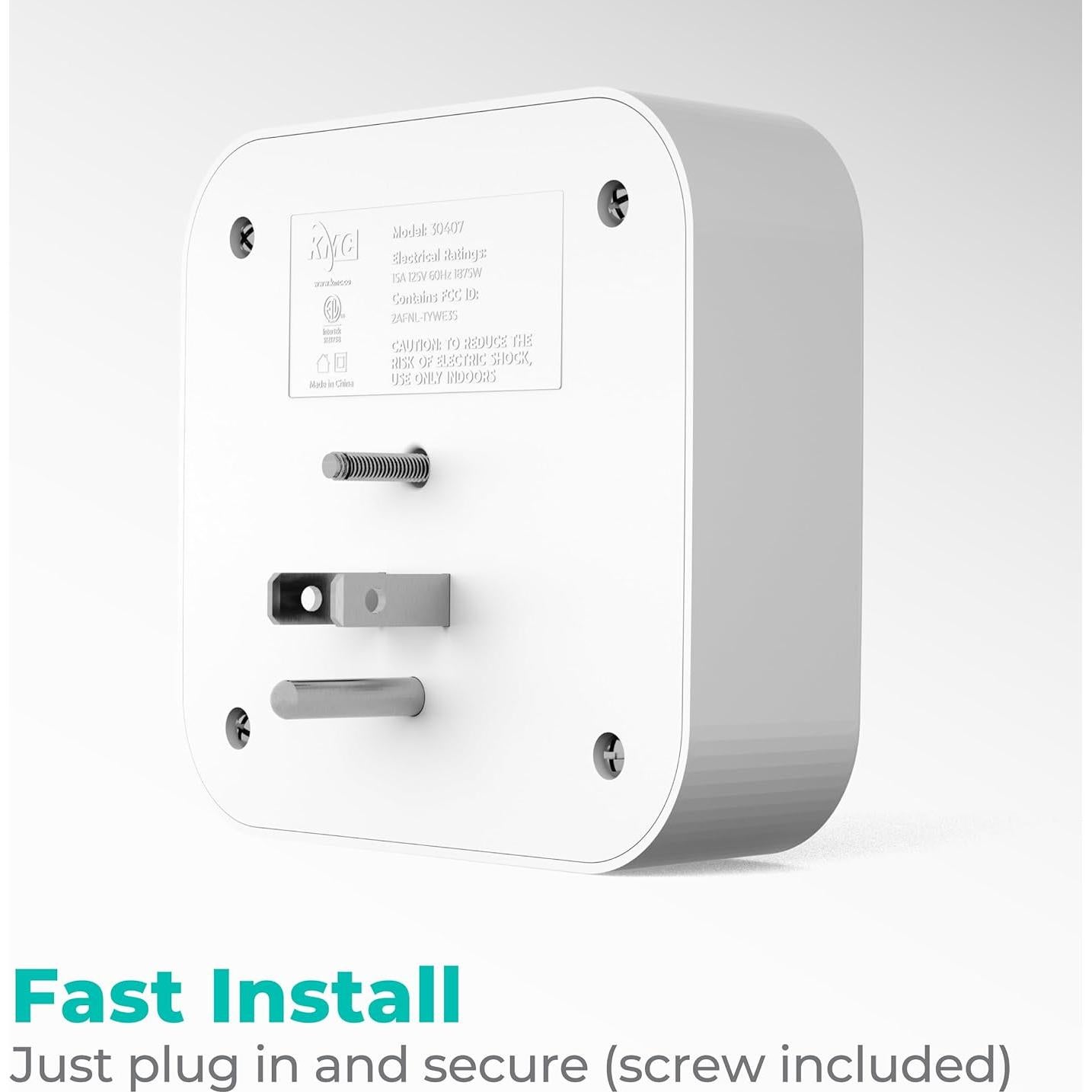 KMC Smart Tap Mini 3 Enchufes Inteligentes 2-Pack