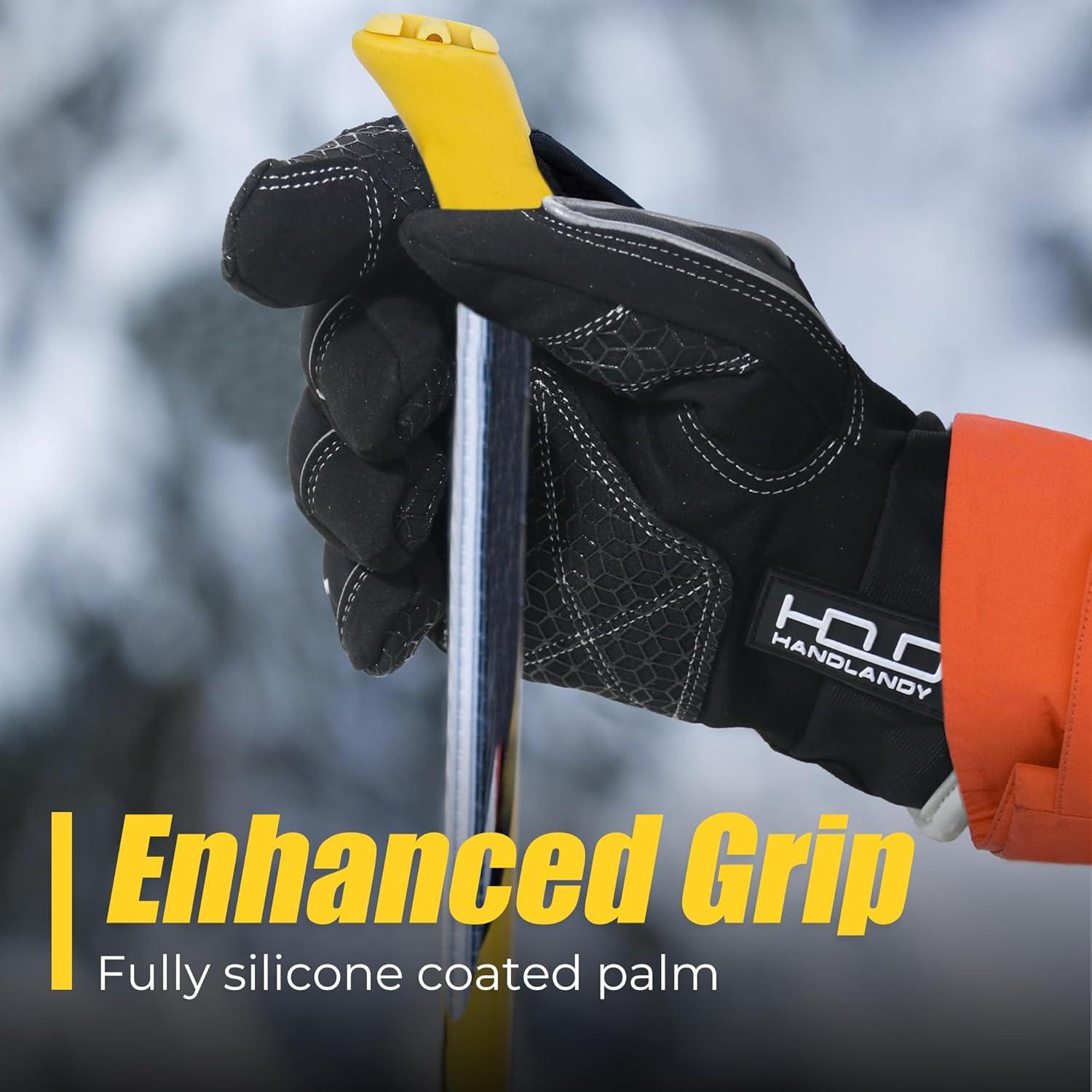 Guantes de Trabajo Impermeables Handlandy Térmicos 3M Negros