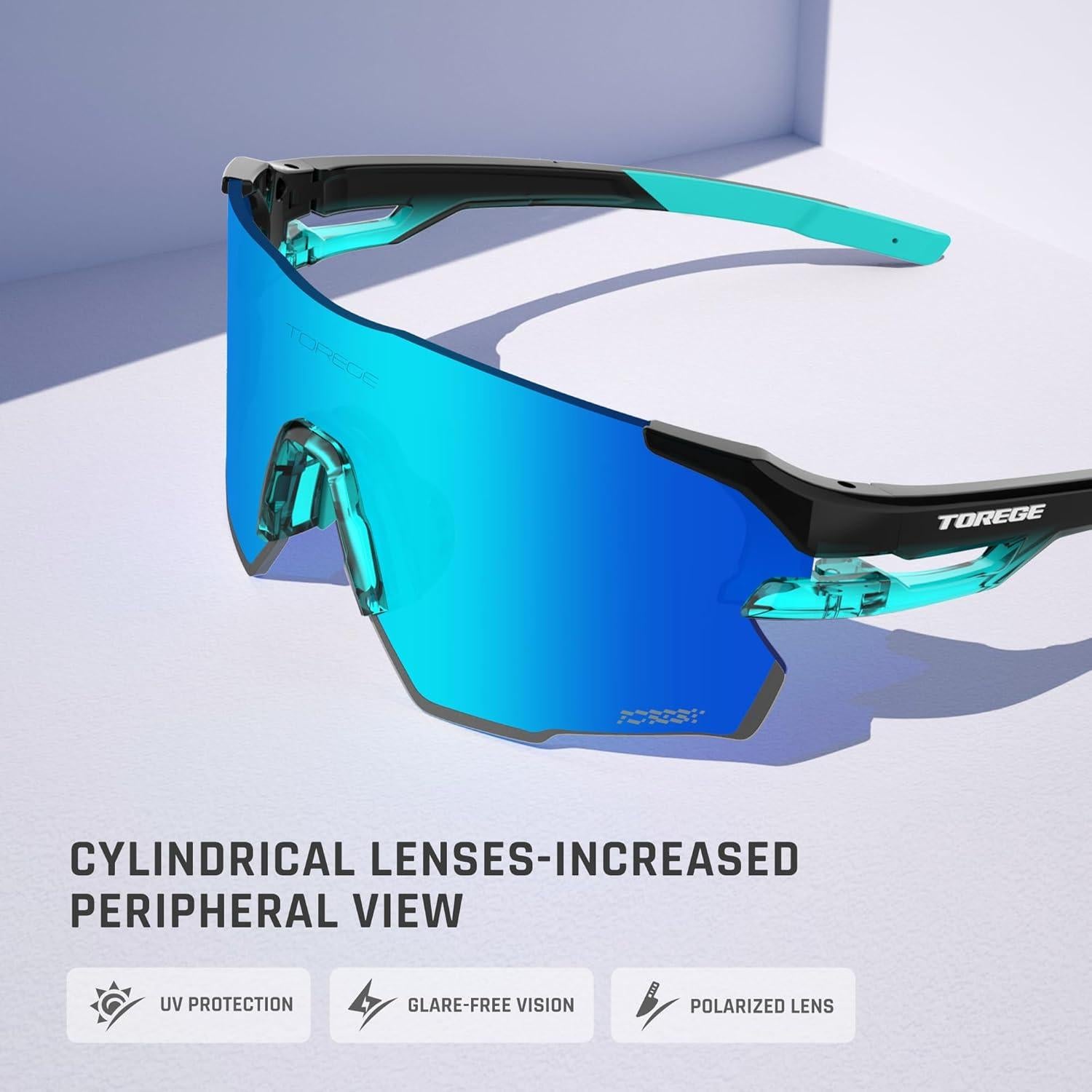 Gafas de Sol TOREGE Z87 para Ciclismo y Deportes - UV