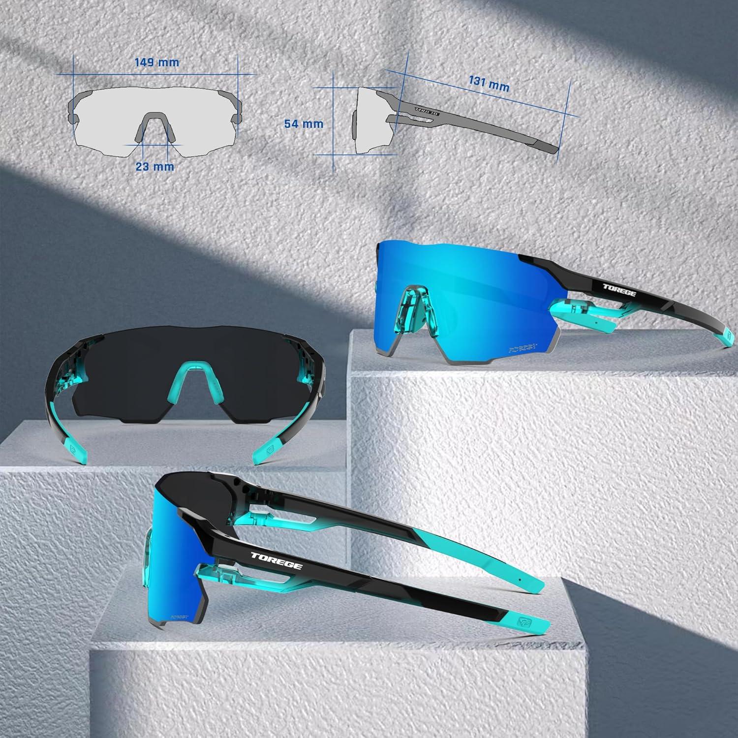 Gafas de Sol TOREGE Z87 para Ciclismo y Deportes - UV
