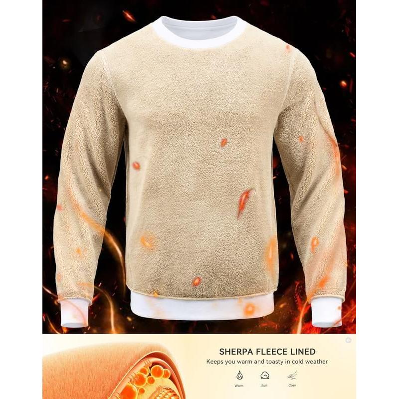 Sudadera G Gradual Forrada de Sherpa para Hombre Mediana Blanca