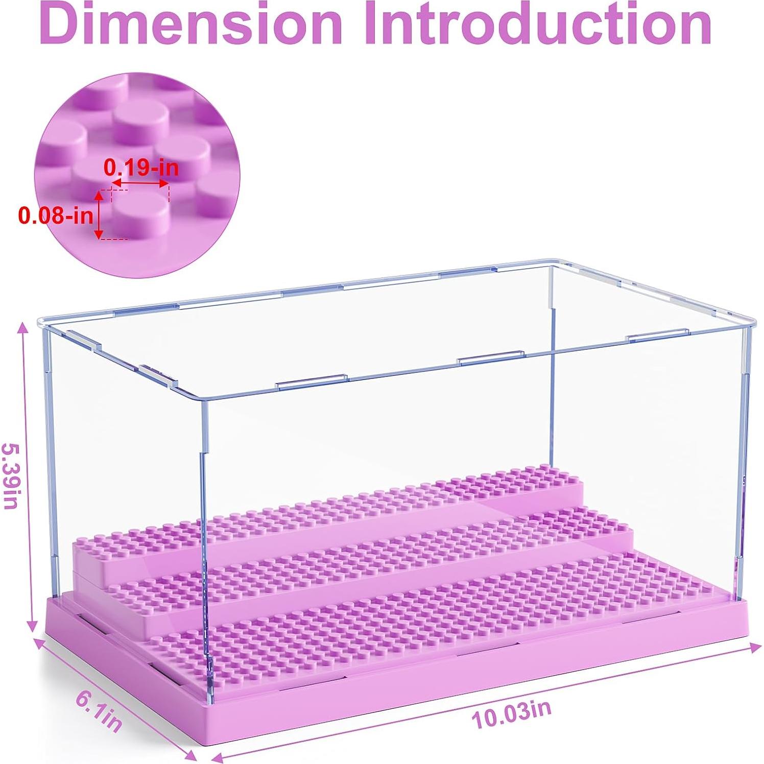 Caja de Exhibición Mlikero para Minifiguras Acrílica 25,4 cm