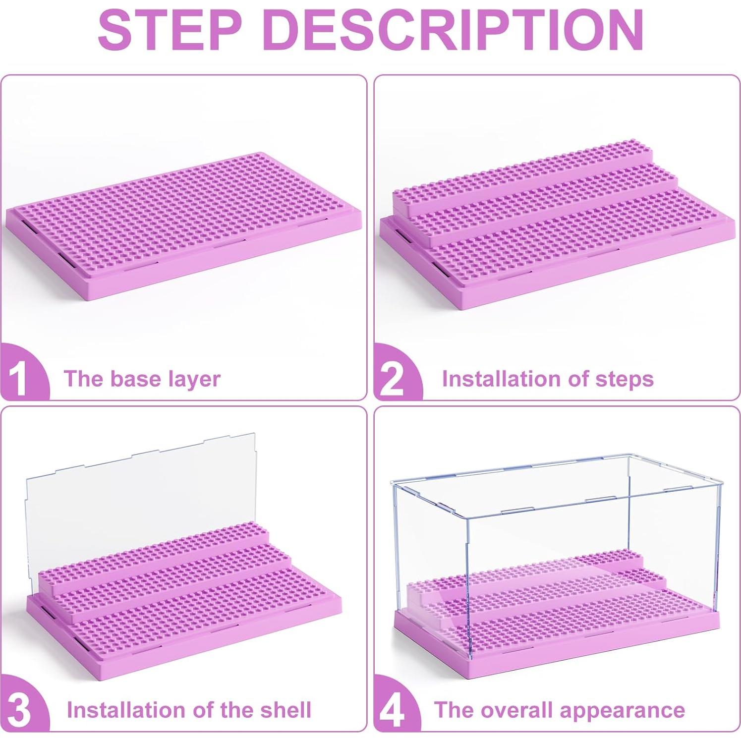 Caja de Exhibición Mlikero para Minifiguras Acrílica 25,4 cm