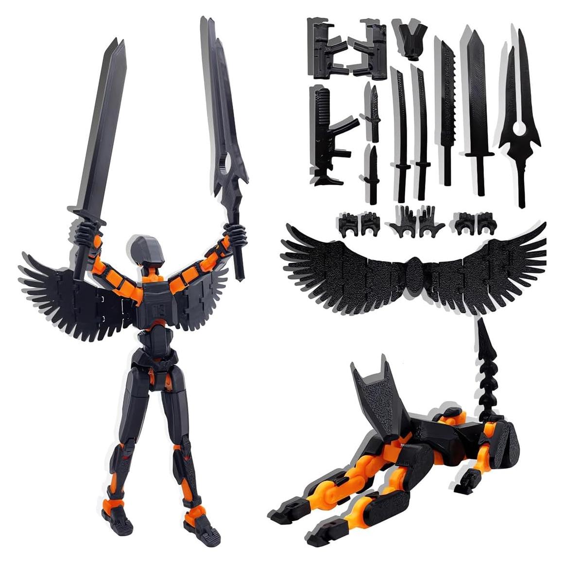 Figura de Acción T13 SOOZAFONE Robot 3D Movible + Perro