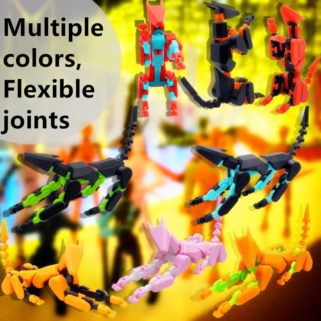 Figura de Acción T13 Robot Titan 3D Articulada Roja Negra