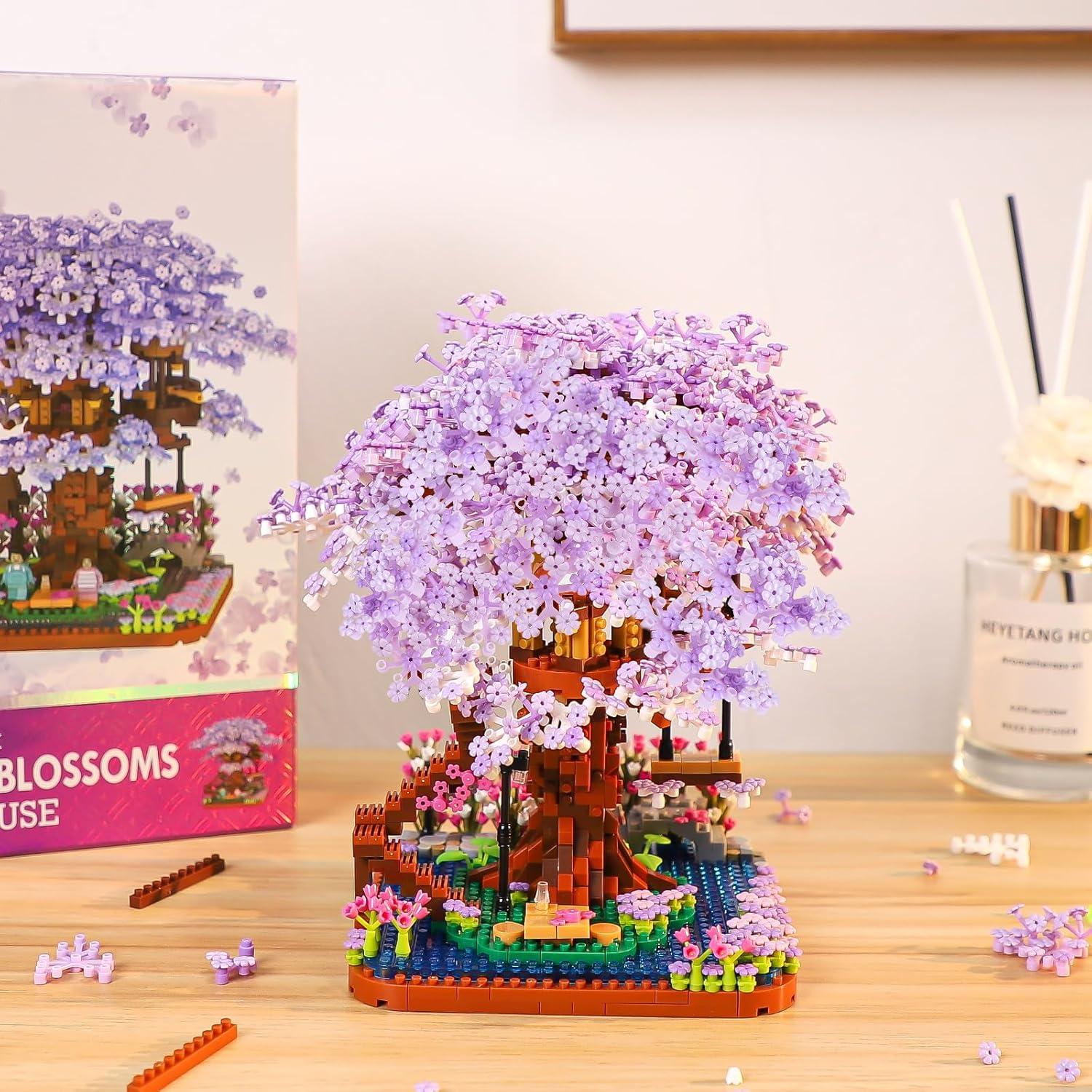 Kit de Construcción Mini Casa de Árbol Sakura 2200 Piezas