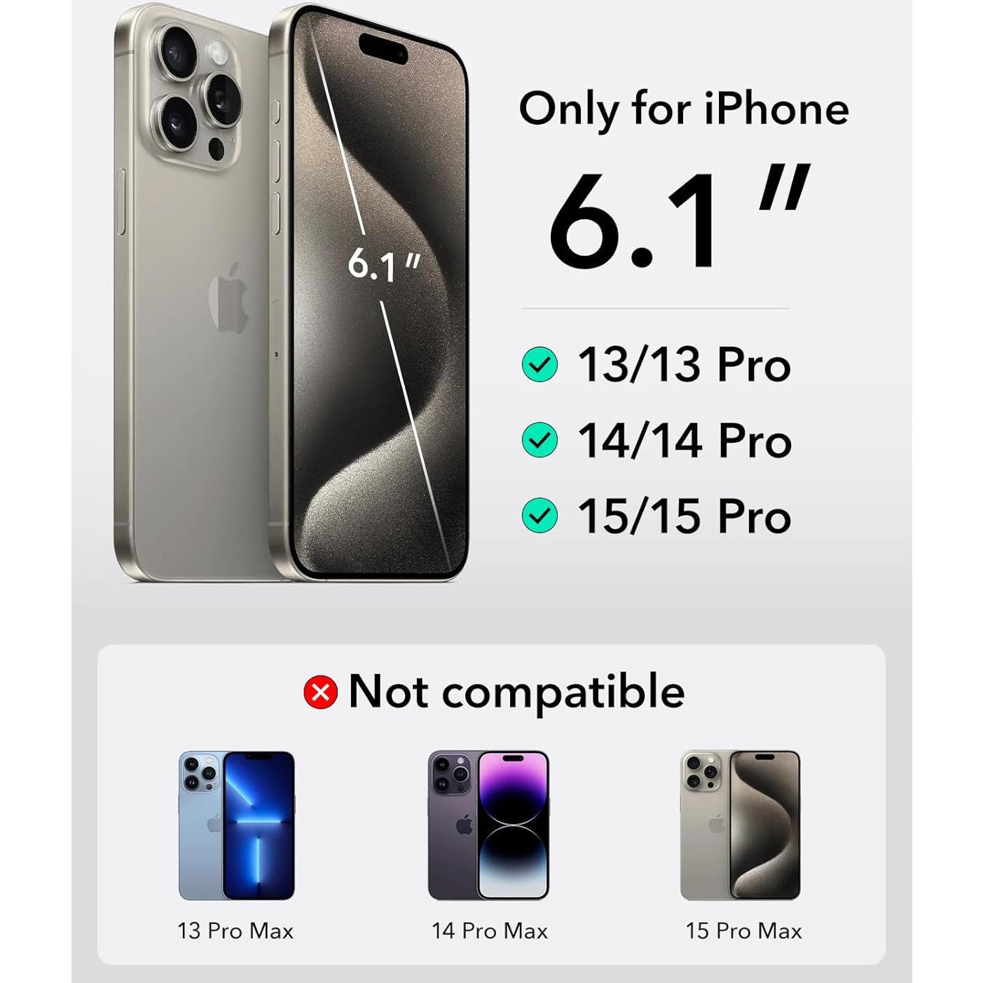 Funda Impermeable ESR para iPhone 15 Pro / 14 Pro / 13 Pro