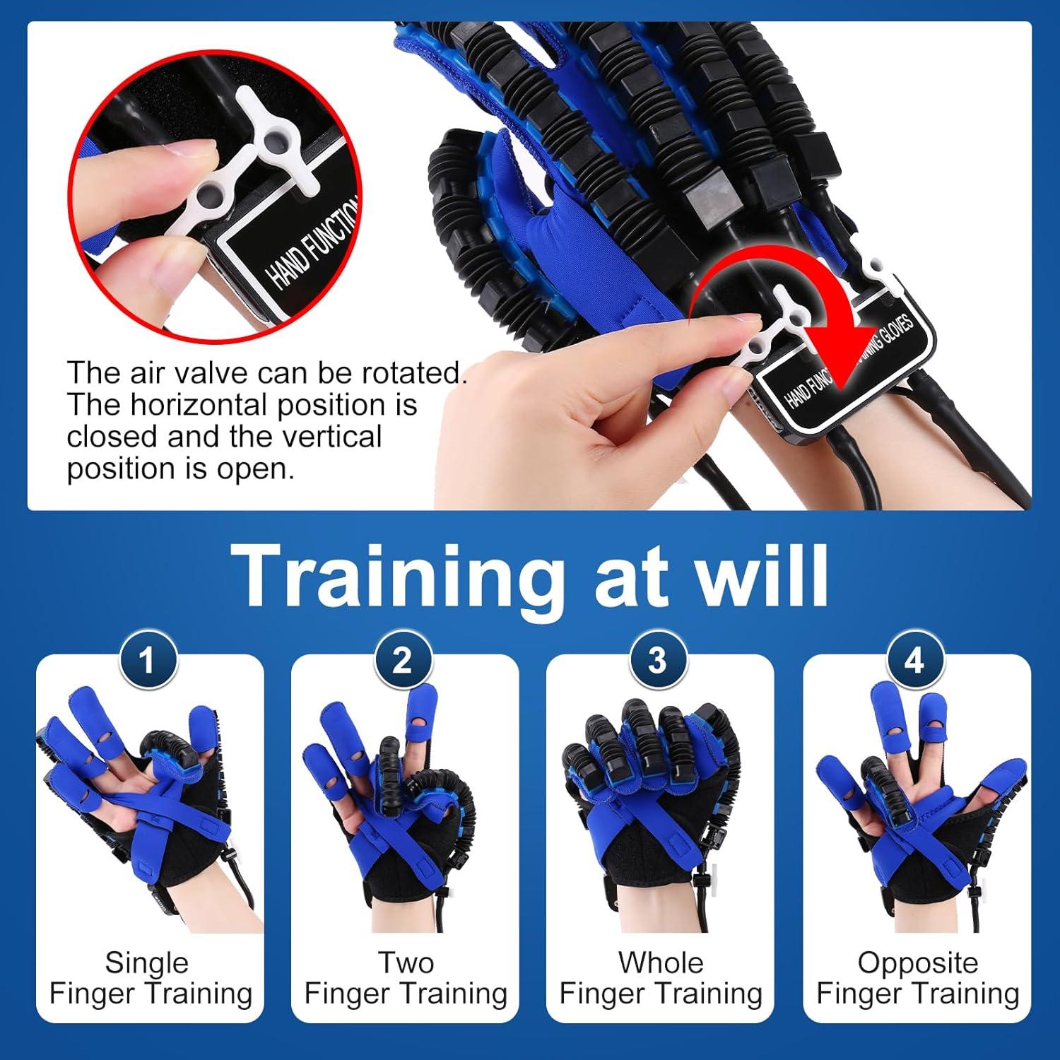 Guantes Robot Rehabilitadores Veanvoky para Mano Izquierda S