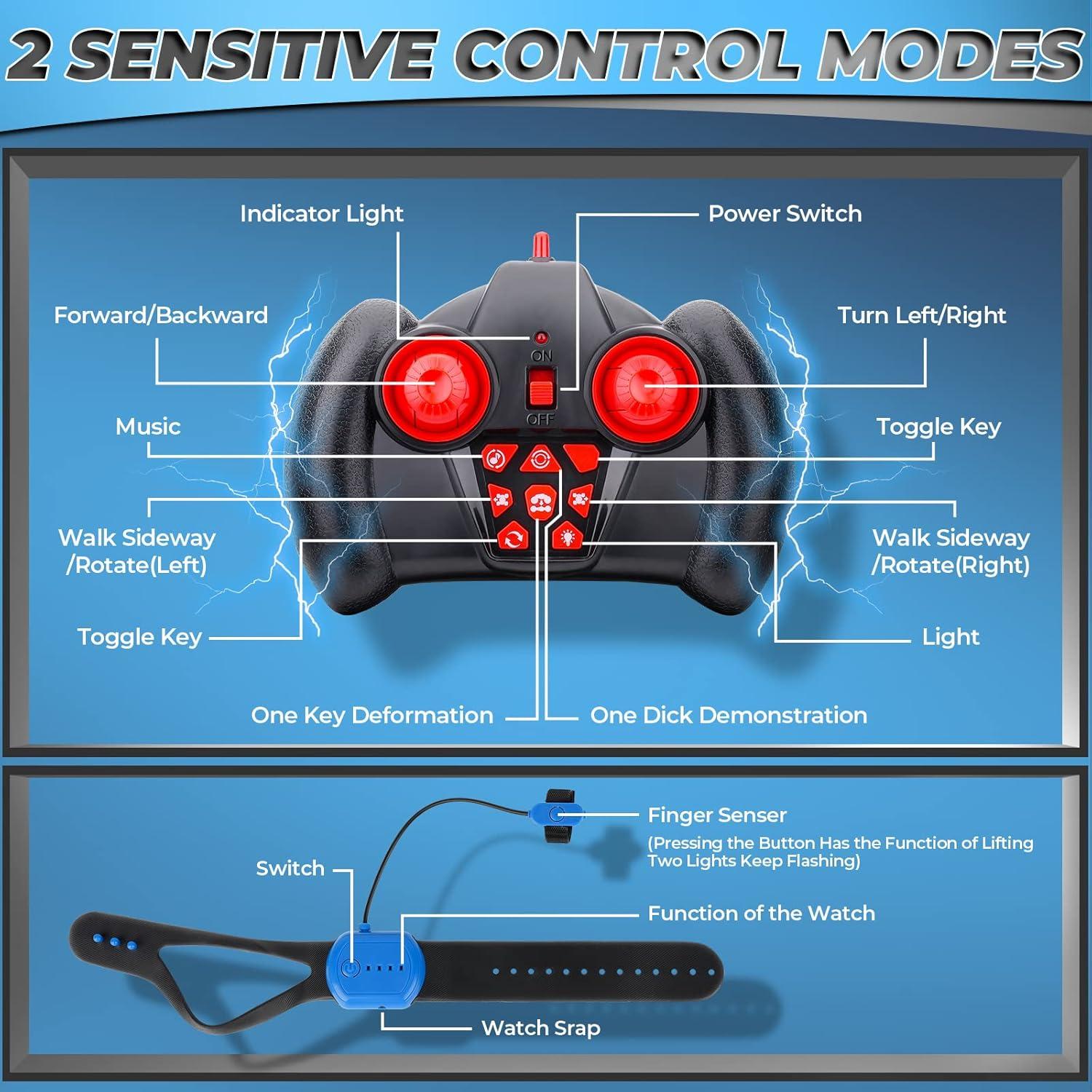 Coche RC Dysaim Acrobacias 4WD Sensor de Gestos 32.5cm