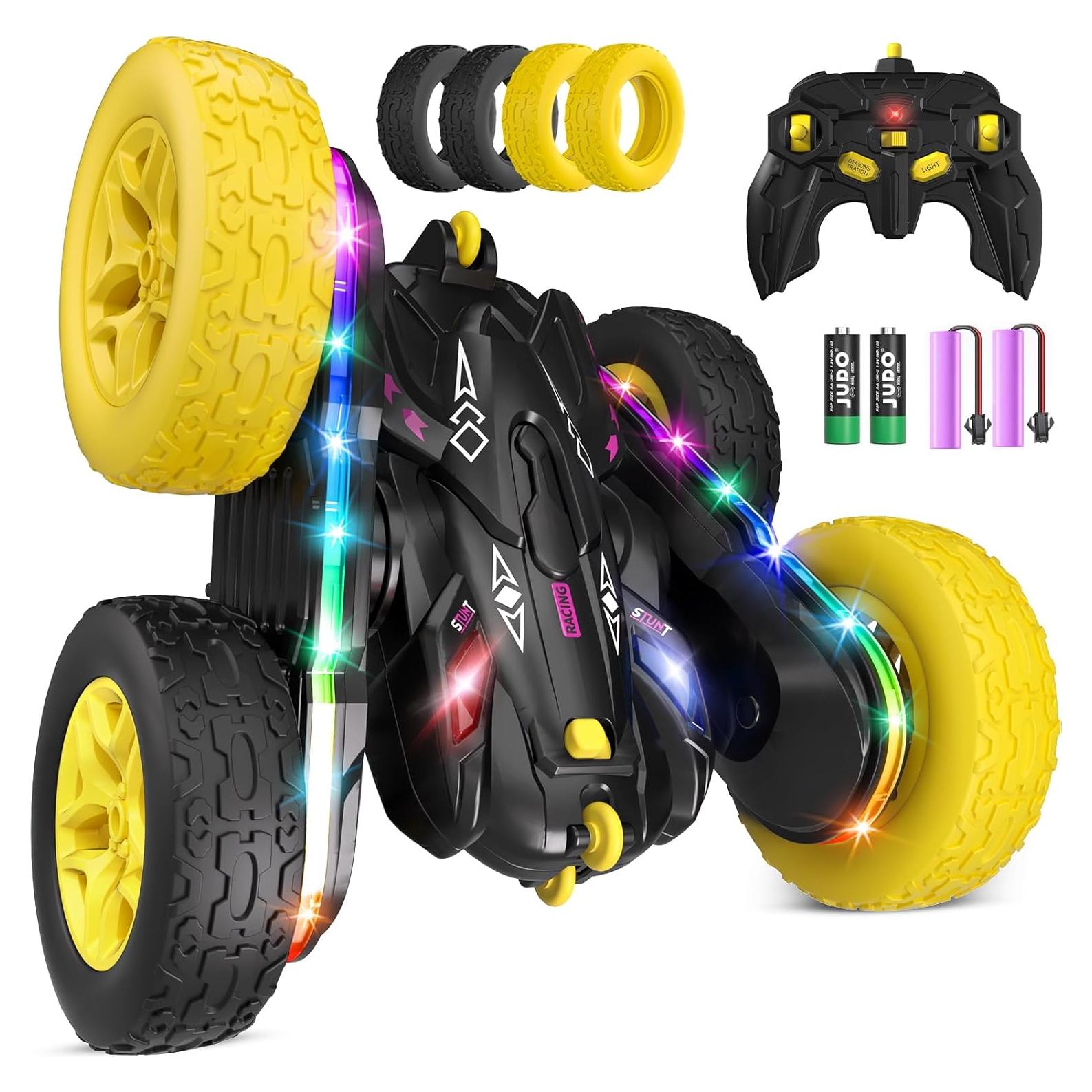 Coche RC Jimdella Acrobacias 360° LED Todo Terreno