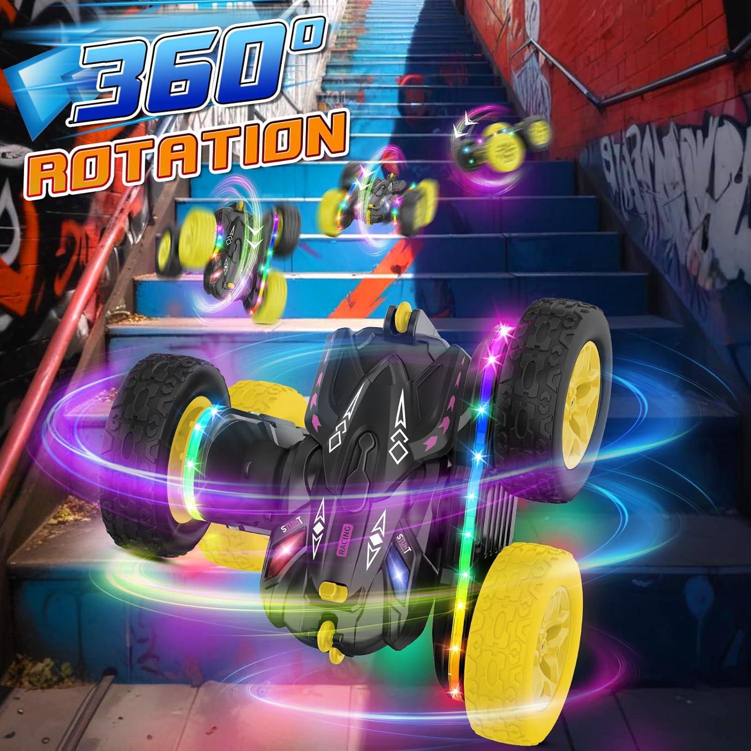 Coche RC Jimdella Acrobacias 360° LED Todo Terreno