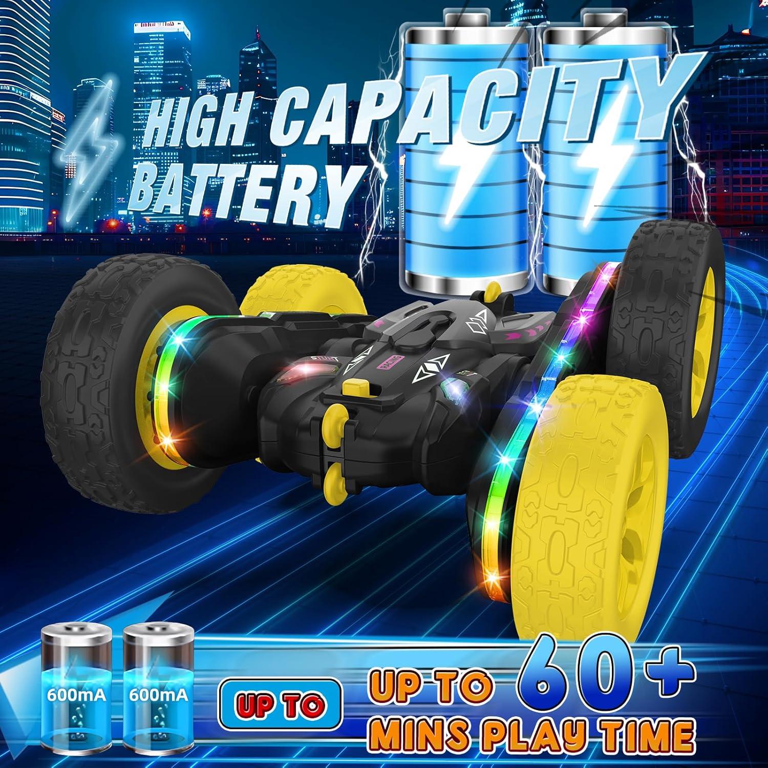 Coche RC Jimdella Acrobacias 360° LED Todo Terreno