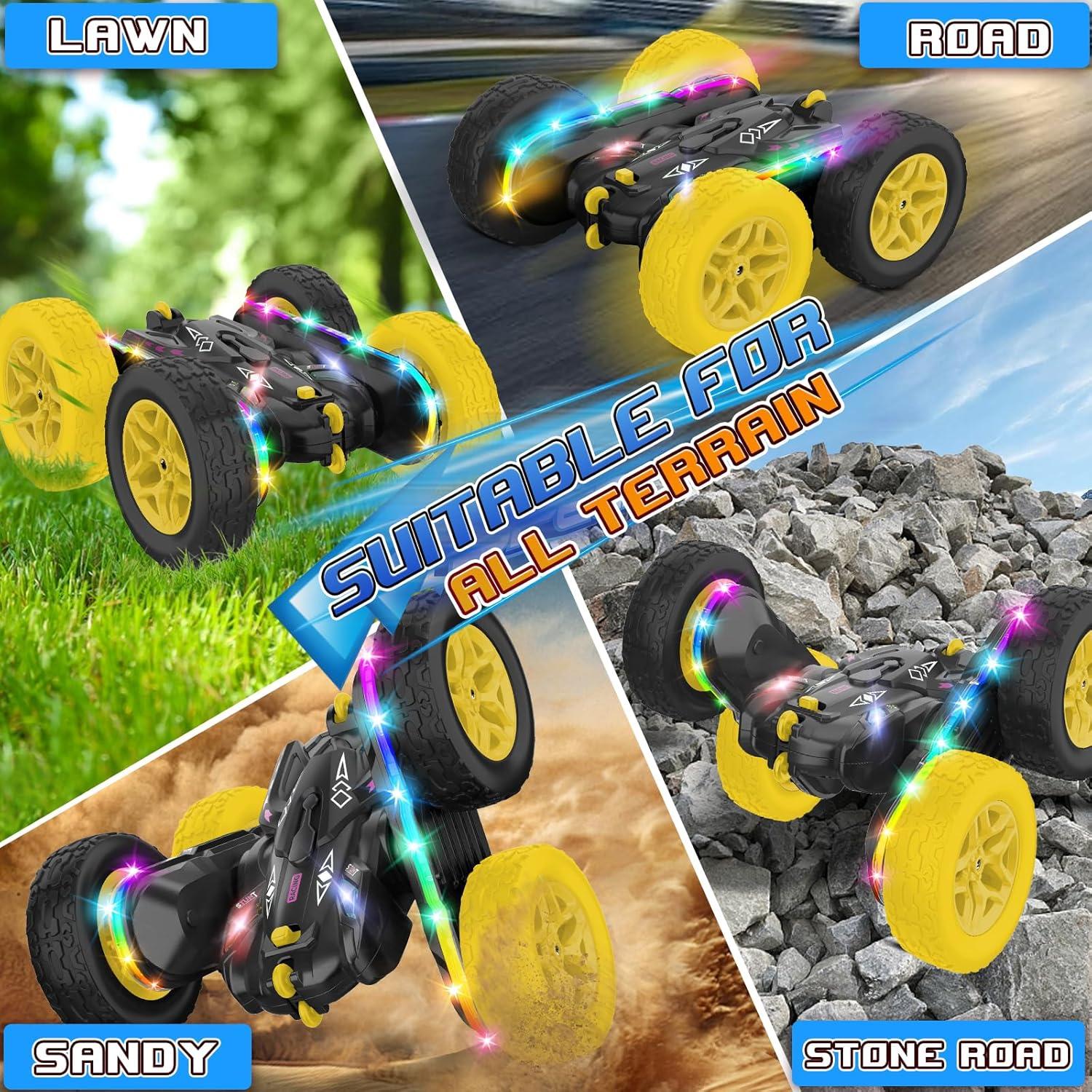 Coche RC Jimdella Acrobacias 360° LED Todo Terreno