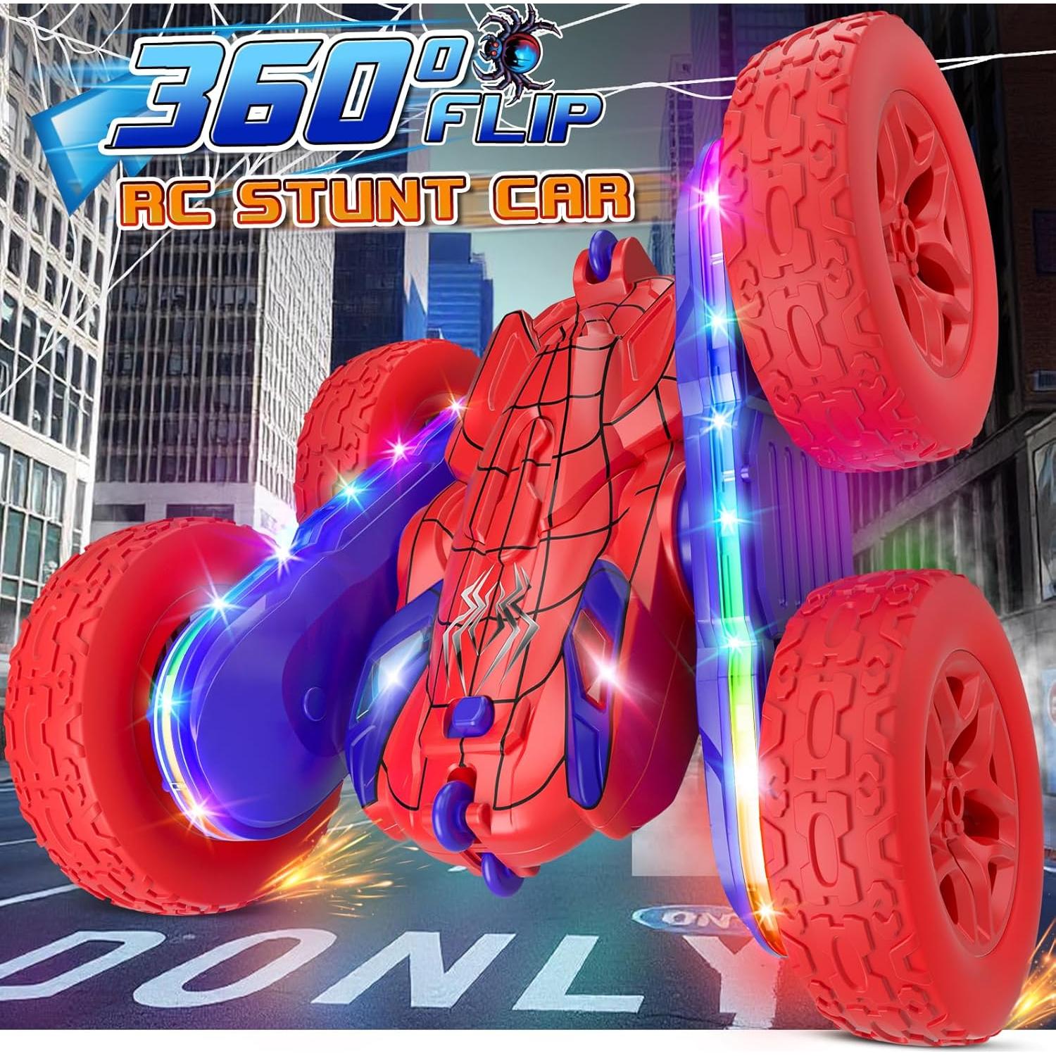 Coche RC Jimdella Acrobacias 360° LED Todo Terreno