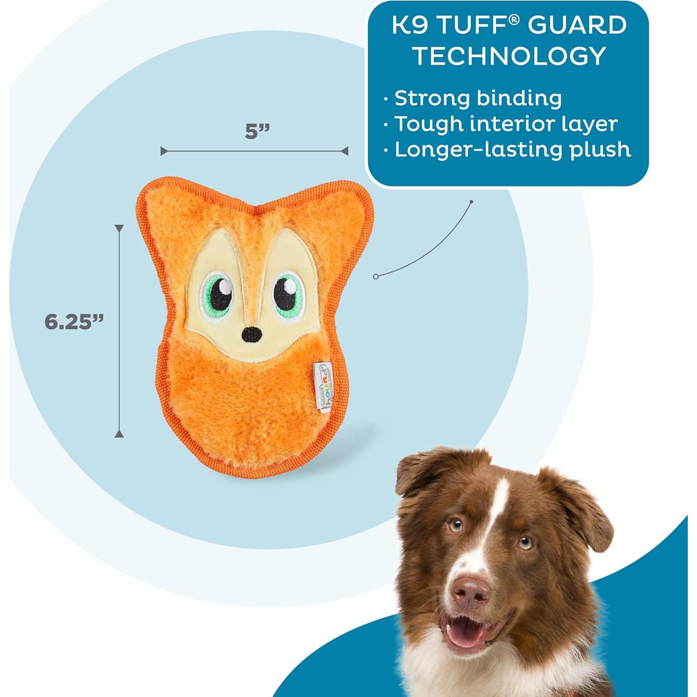 Juguete de Peluche Durablez Outward Hound Zorro XS Naranja