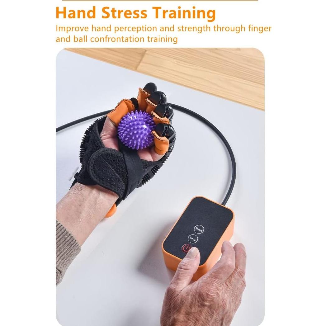 Guante de Rehabilitación GENDOING para Mano Derecha - Ajustable