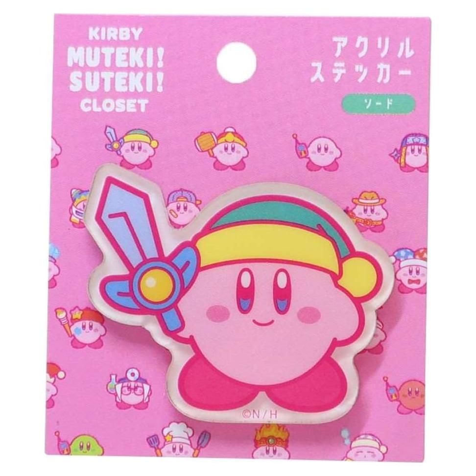 Sticker Acrílico T's Factory Kirby MUTEKI! 3.9x4.8 cm
