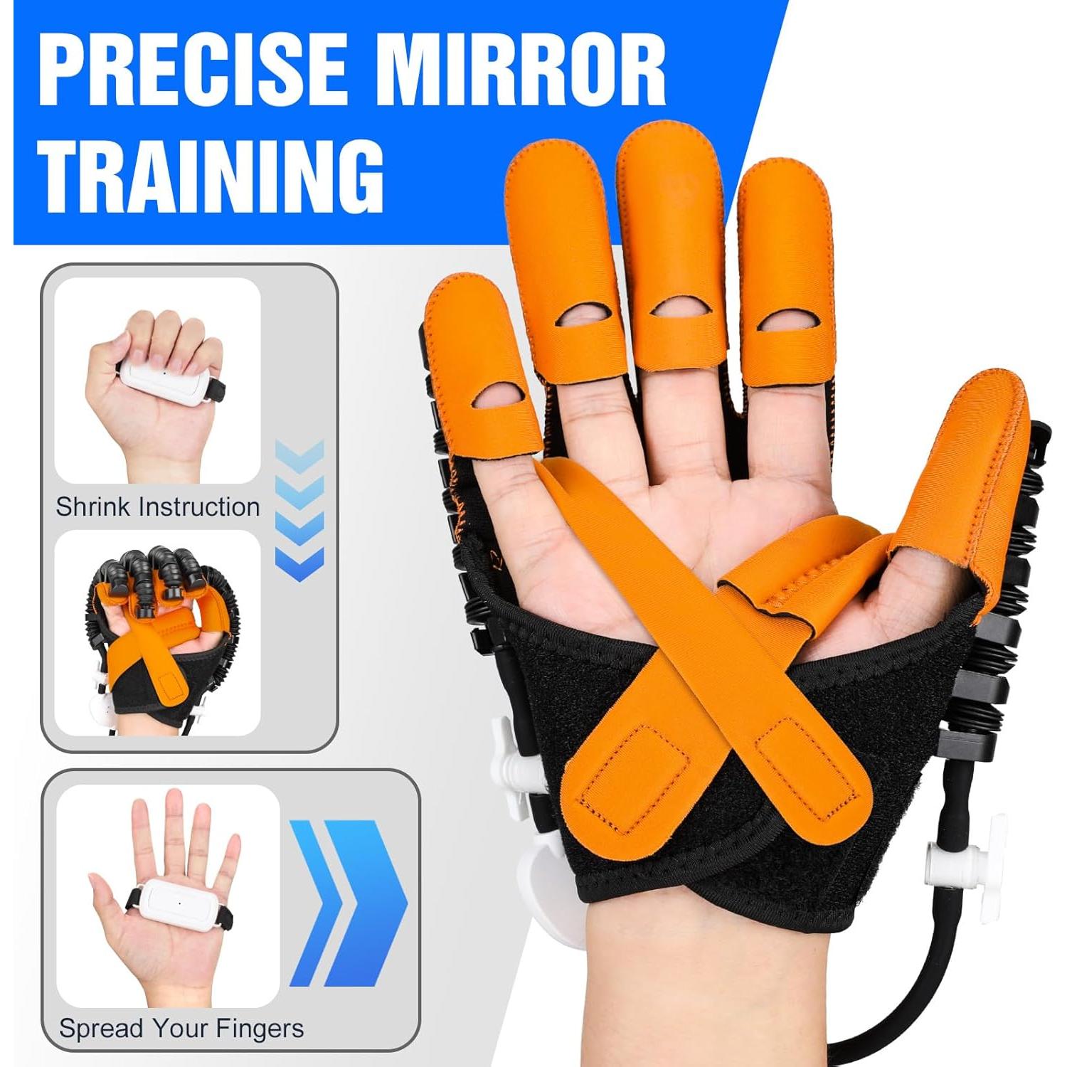 Guantes de Rehabilitación Dvoliaw Mano Derecha XL USB