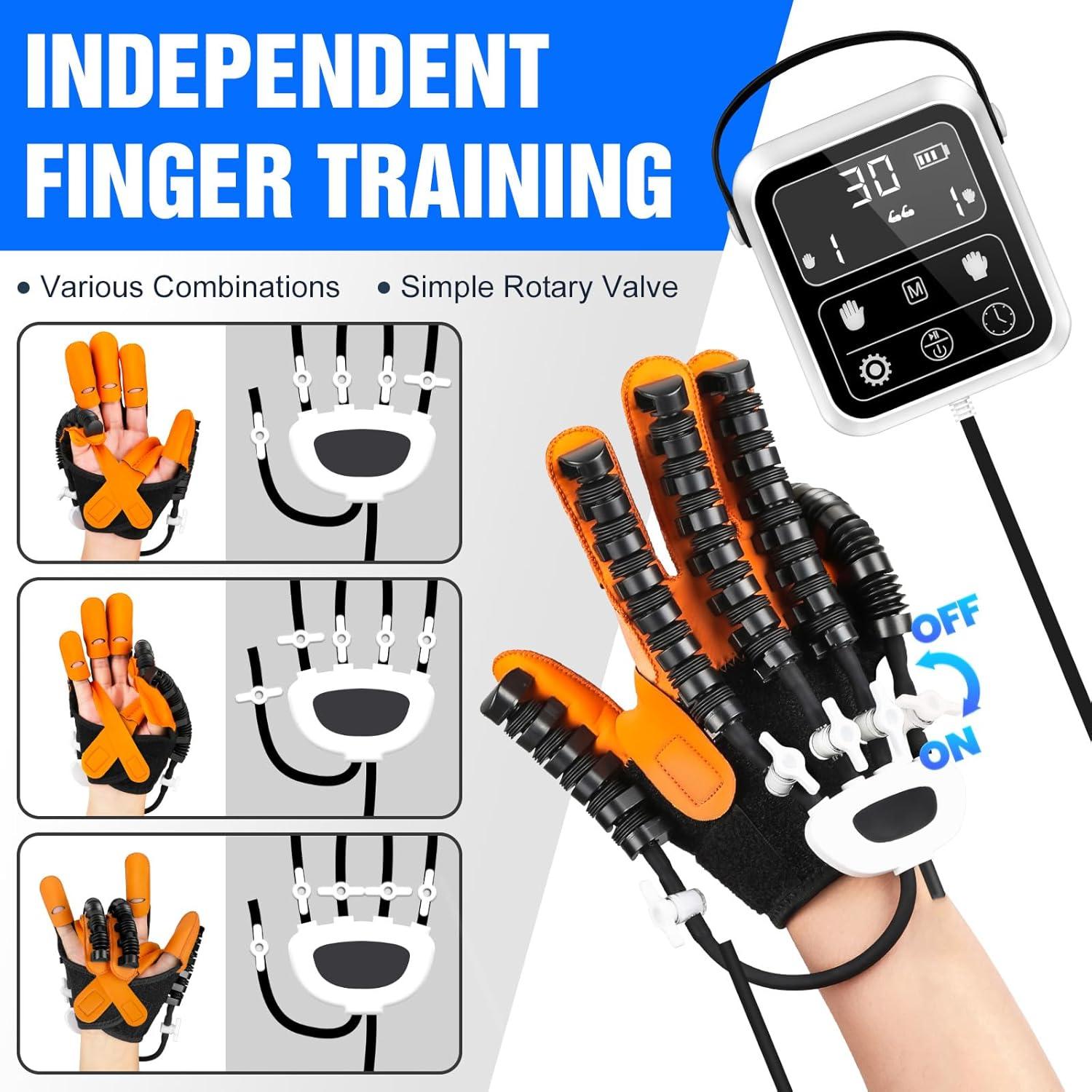 Guantes de Rehabilitación Dvoliaw Mano Derecha XL USB