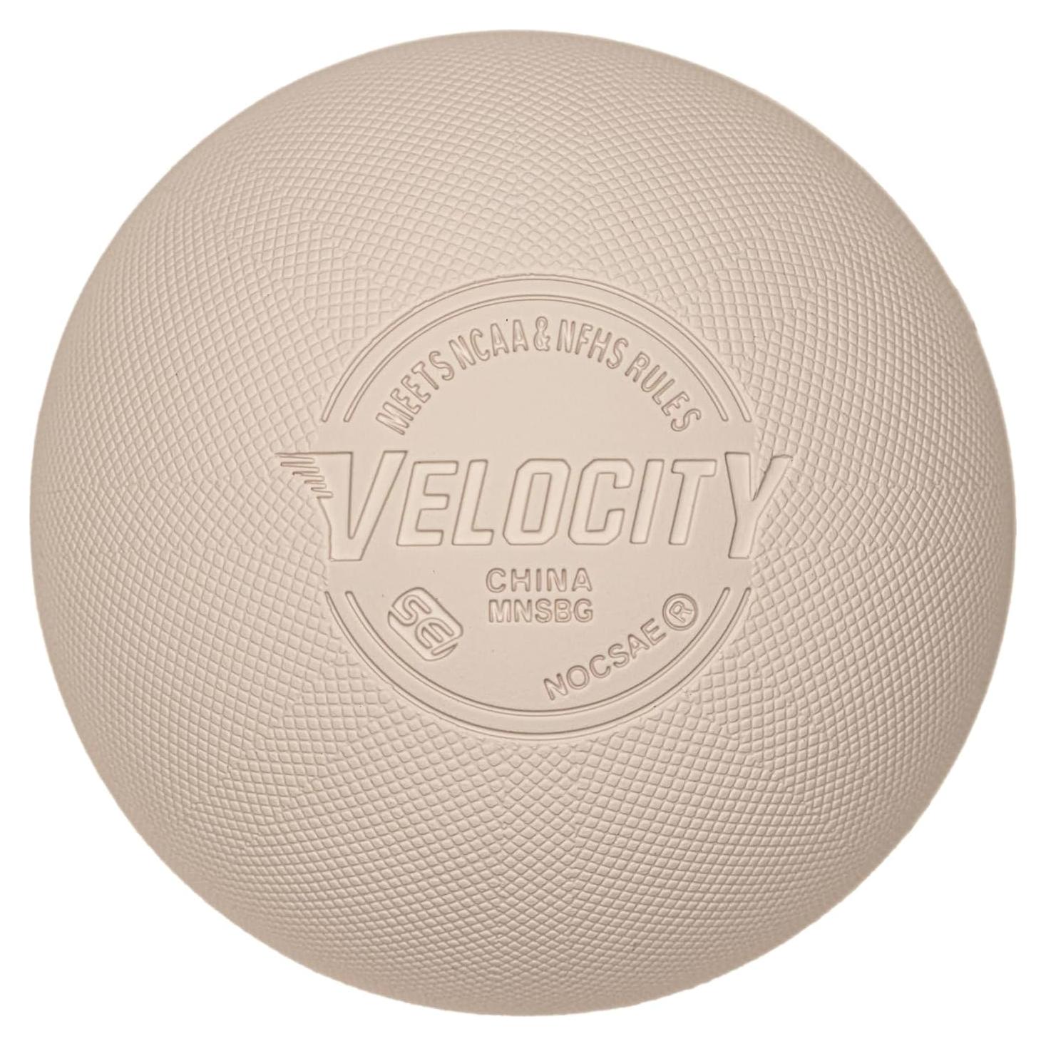 Velocity Lacrosse Balls - 1, 2, 3, 6, 12, 18, 24, 36, 60 and 120 Packs - for Practice, Official NFHS and College Approved Size